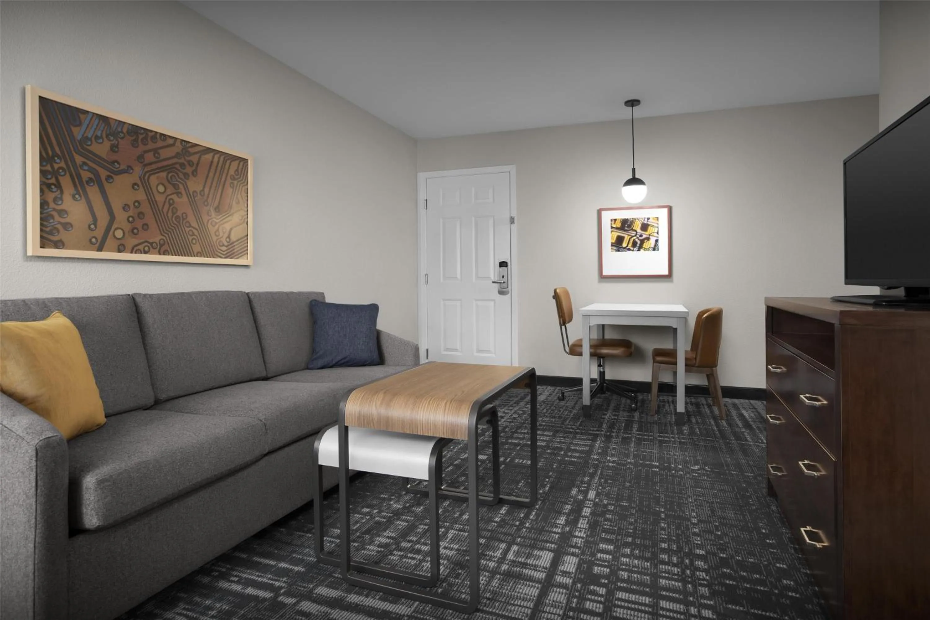 Living room in Homewood Suites by Hilton San Jose Airport-Silicon Valley