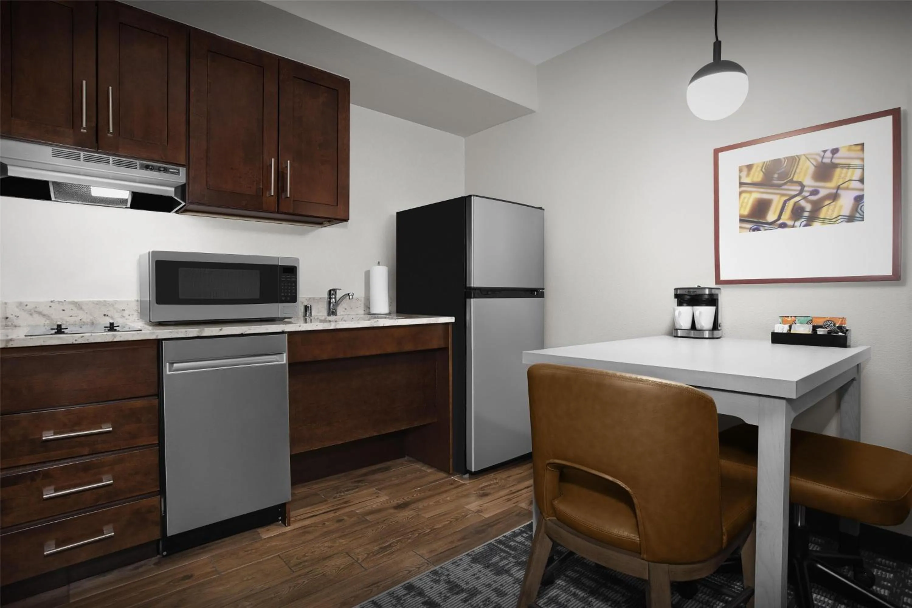 Kitchen or kitchenette in Homewood Suites by Hilton San Jose Airport-Silicon Valley