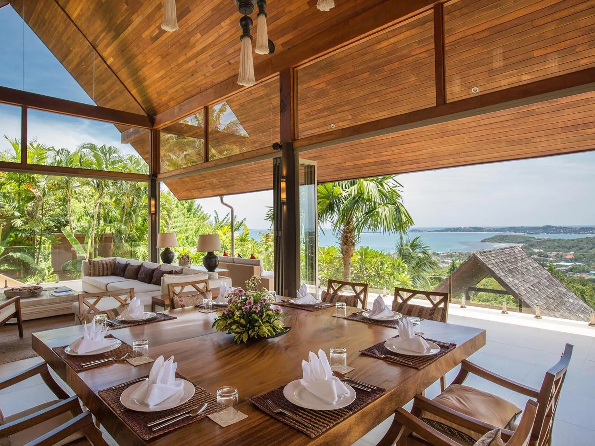Living room in Panacea Retreat