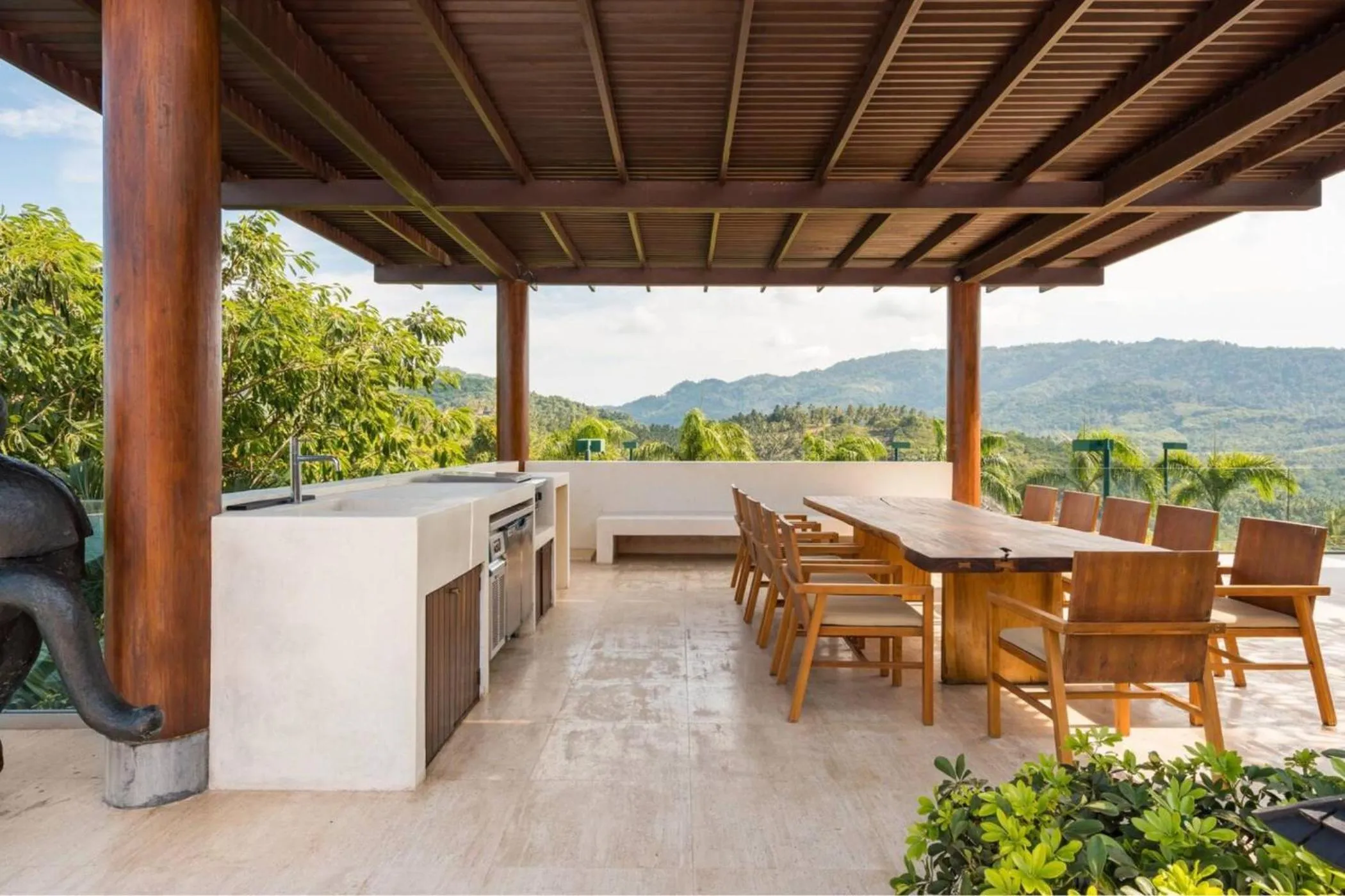 Patio in Panacea Retreat