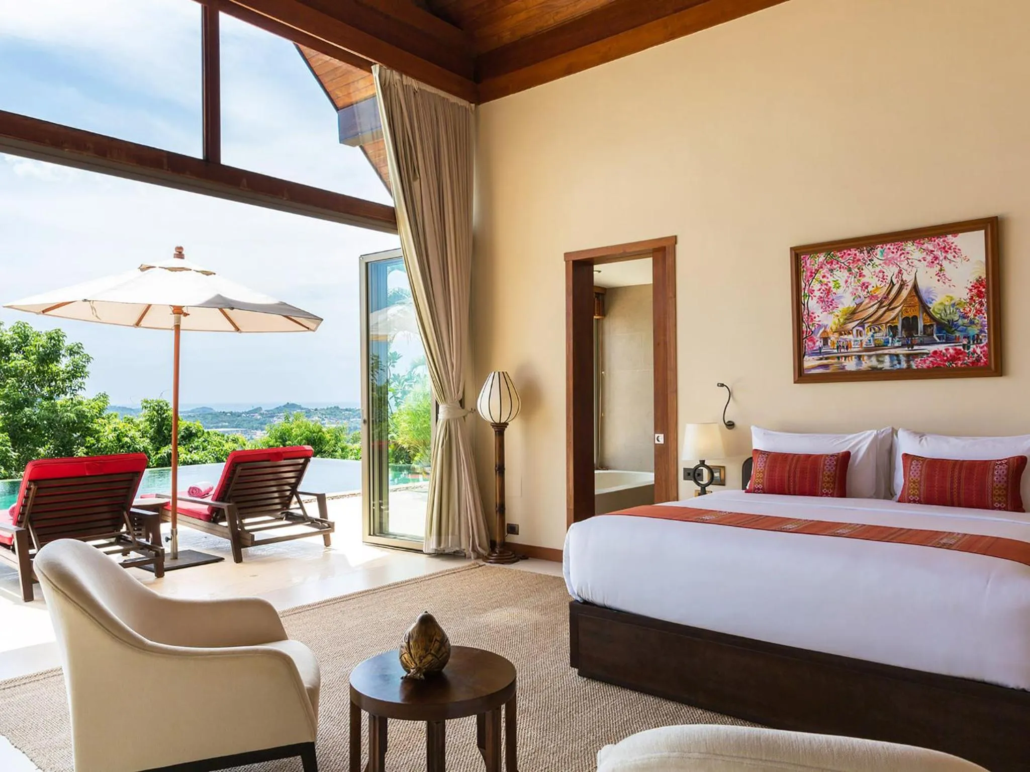 Patio, Bed in Panacea Retreat