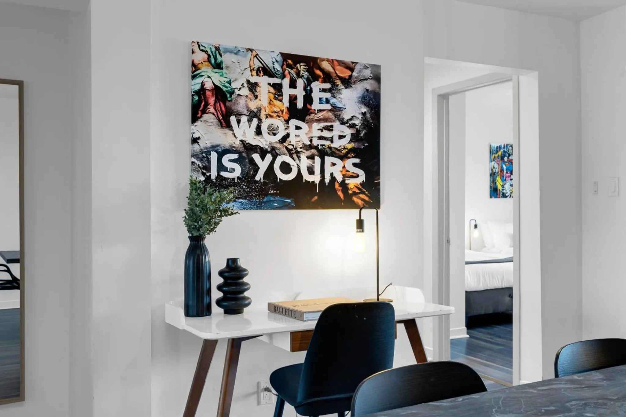 Living room in LiV MTL Soho