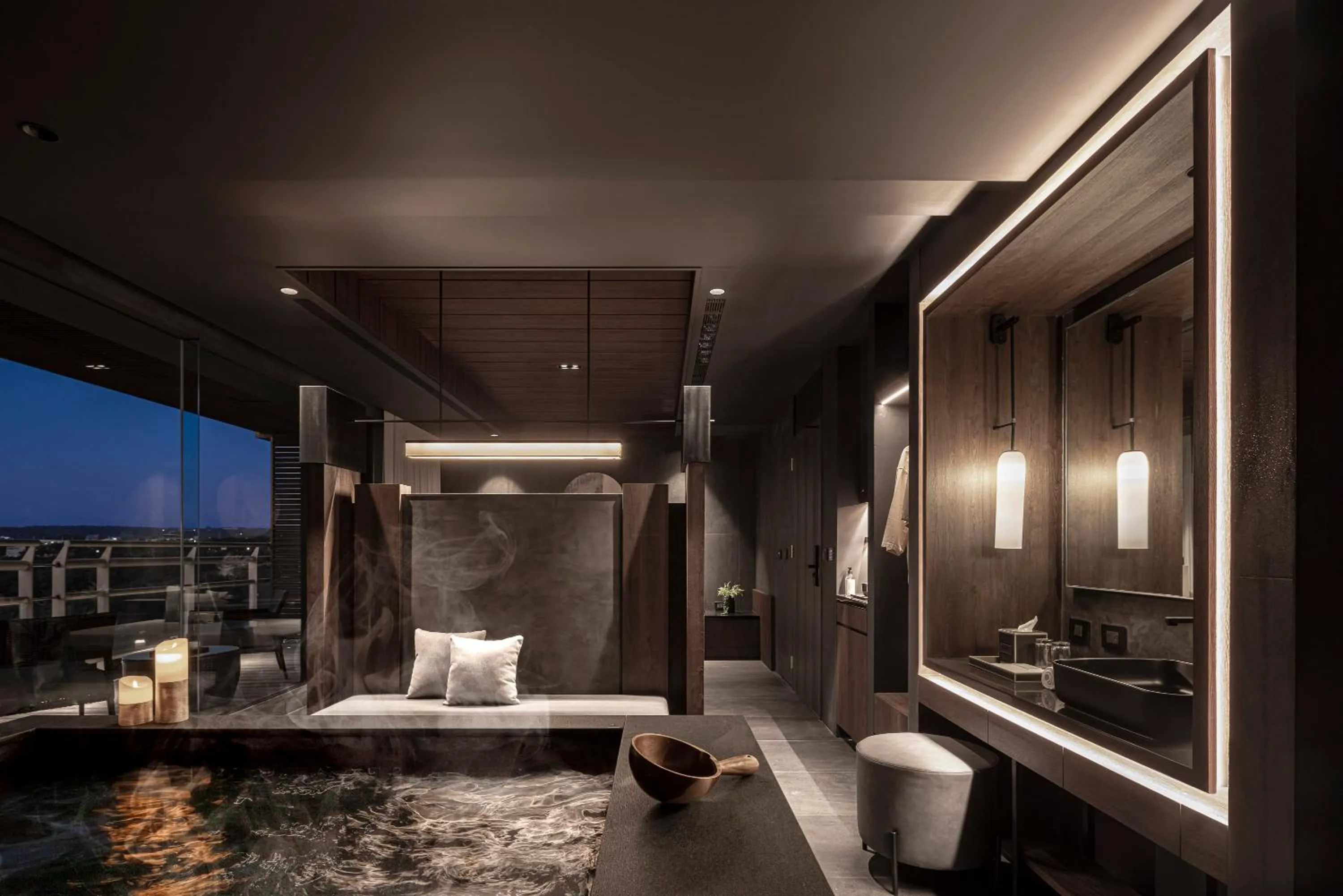 Hot Spring Bath in Yun Estate Hotel