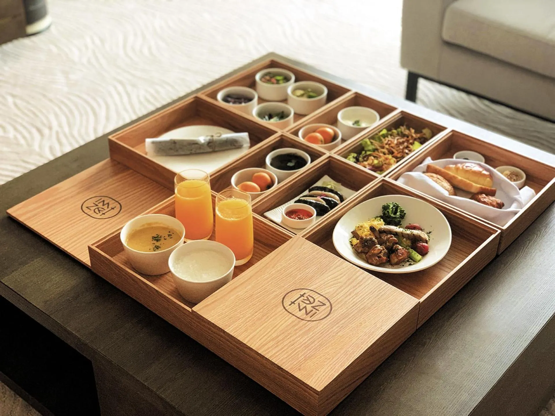 Food and drinks in Yun Estate Hotel