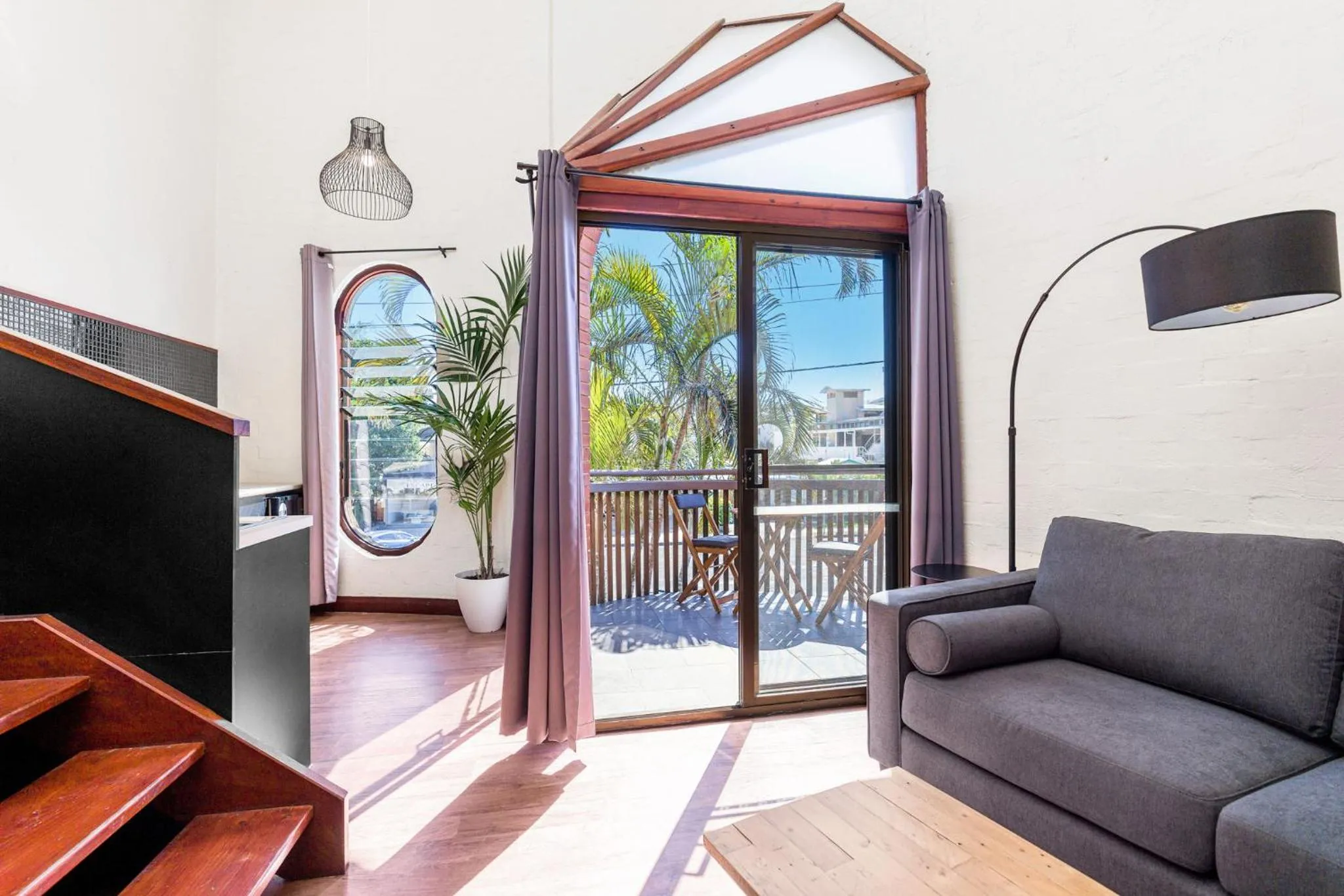 Living room in Aquarius Backpackers Resort