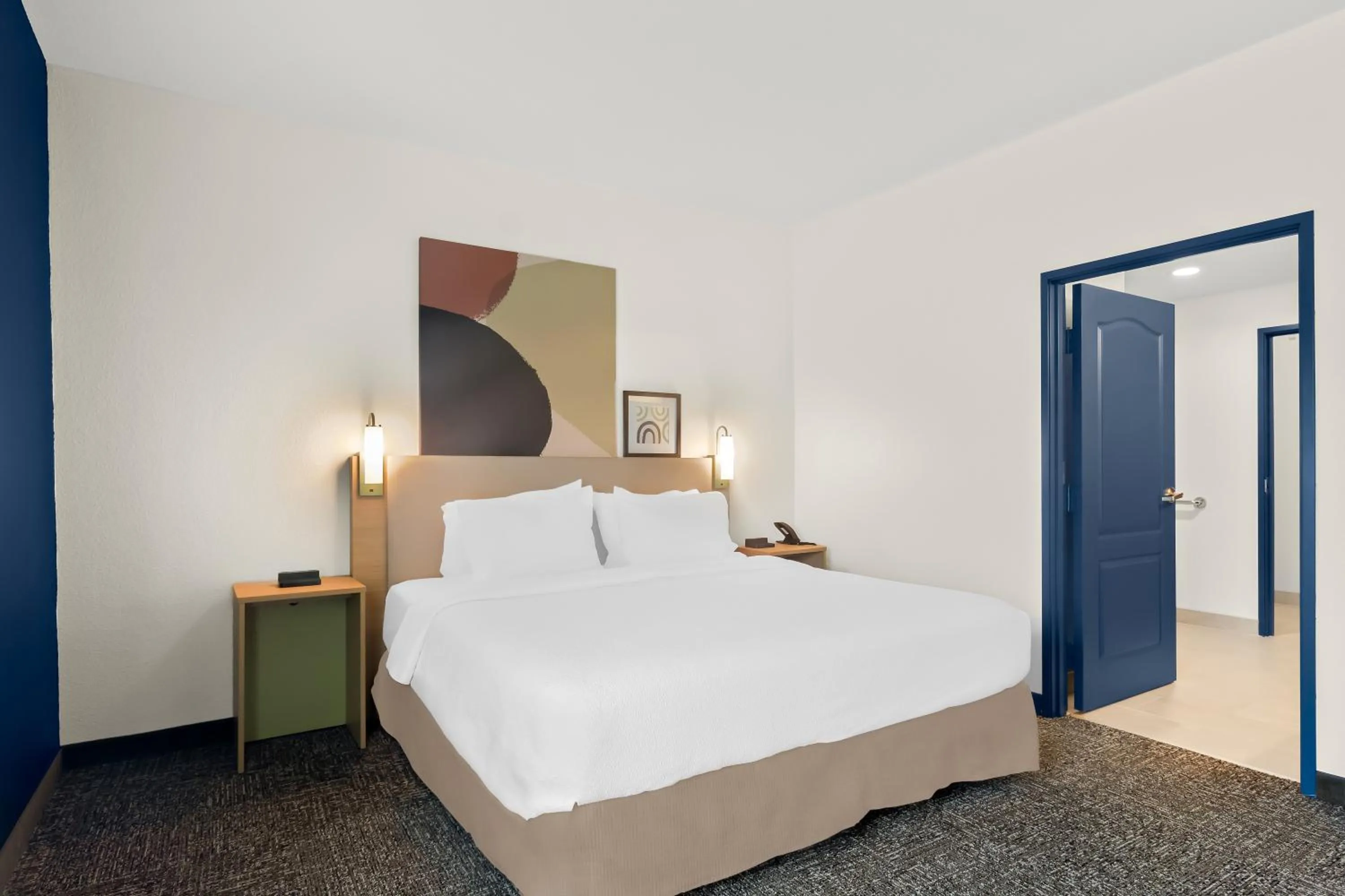 Bed in Spark By Hilton Missouri City