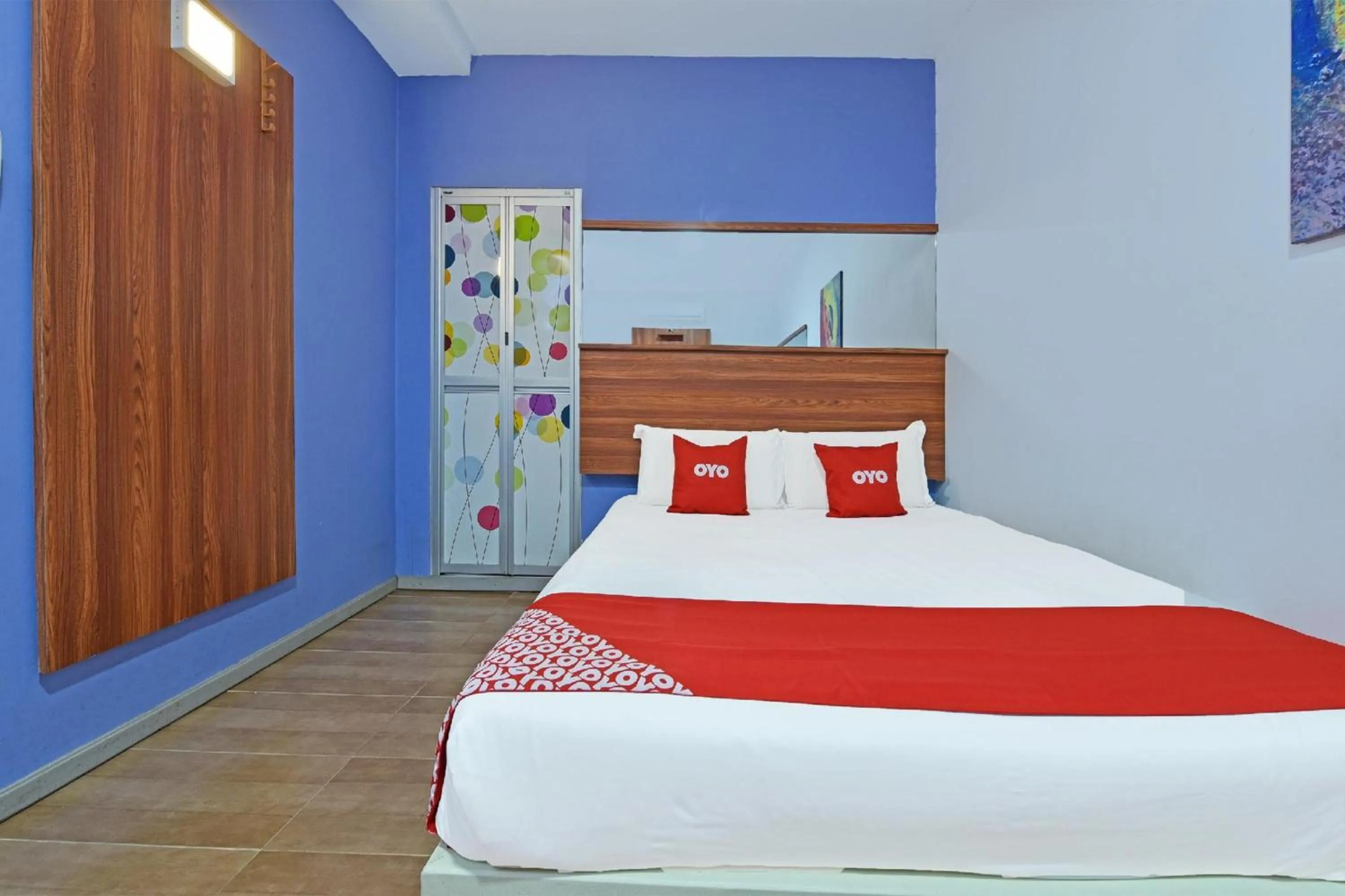 Bedroom, Bed in Hotel O Fajar Baru Boutique Hotel