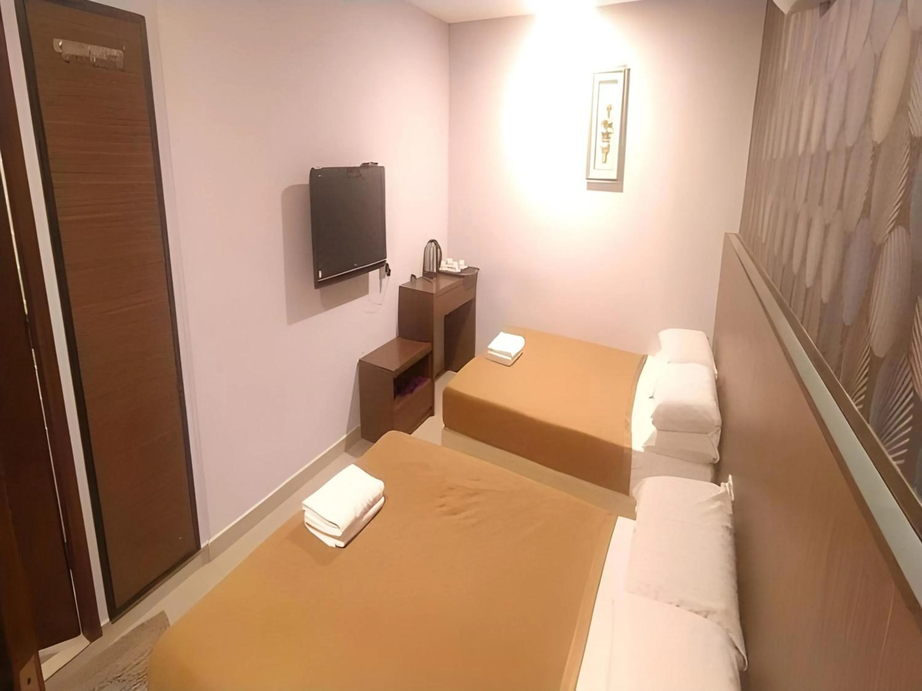 Photo of the whole room, Bed in Hotel O Fajar Baru Boutique Hotel