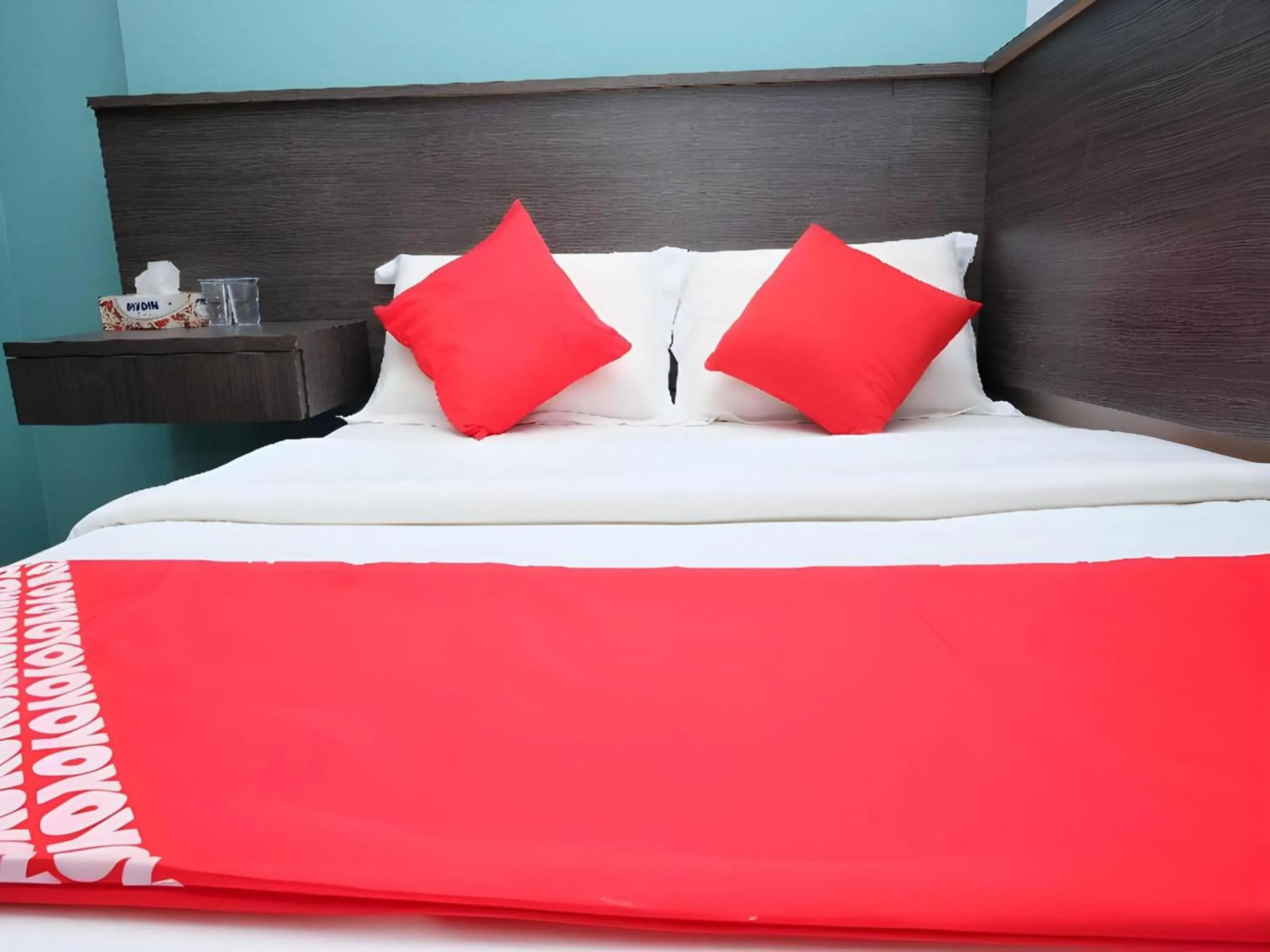 Photo of the whole room, Bed in Hotel O Fajar Baru Boutique Hotel