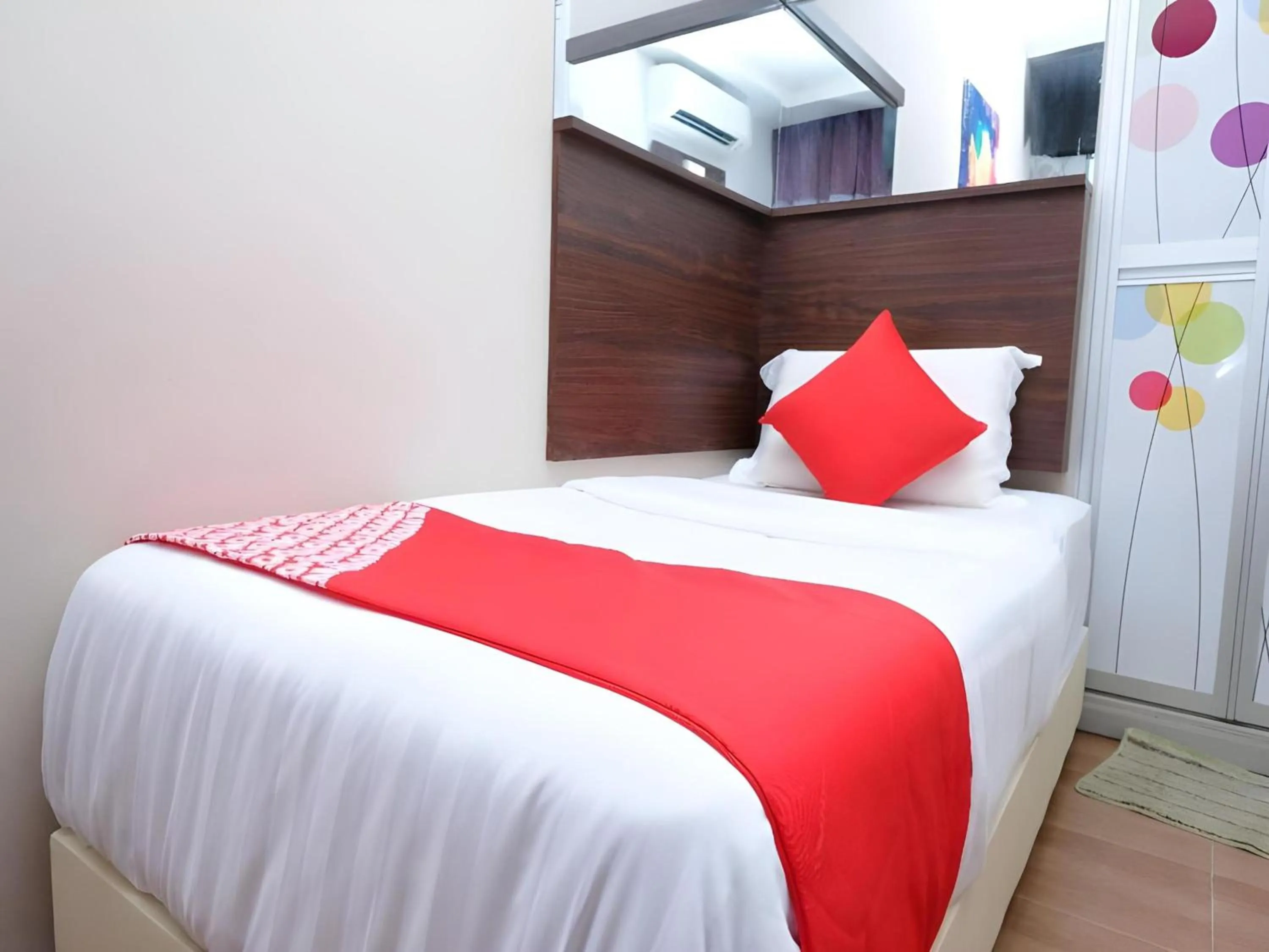 Photo of the whole room, Bed in Hotel O Fajar Baru Boutique Hotel