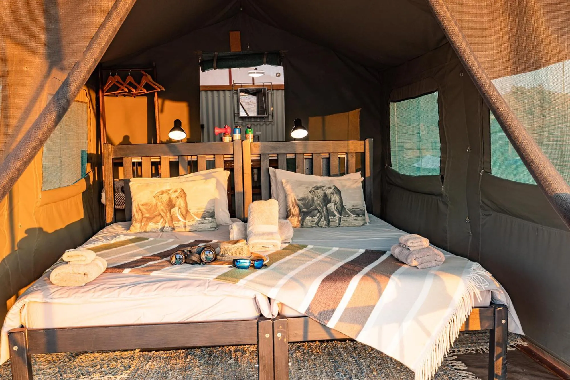 Bedroom, Bed in Ozondjou Trails