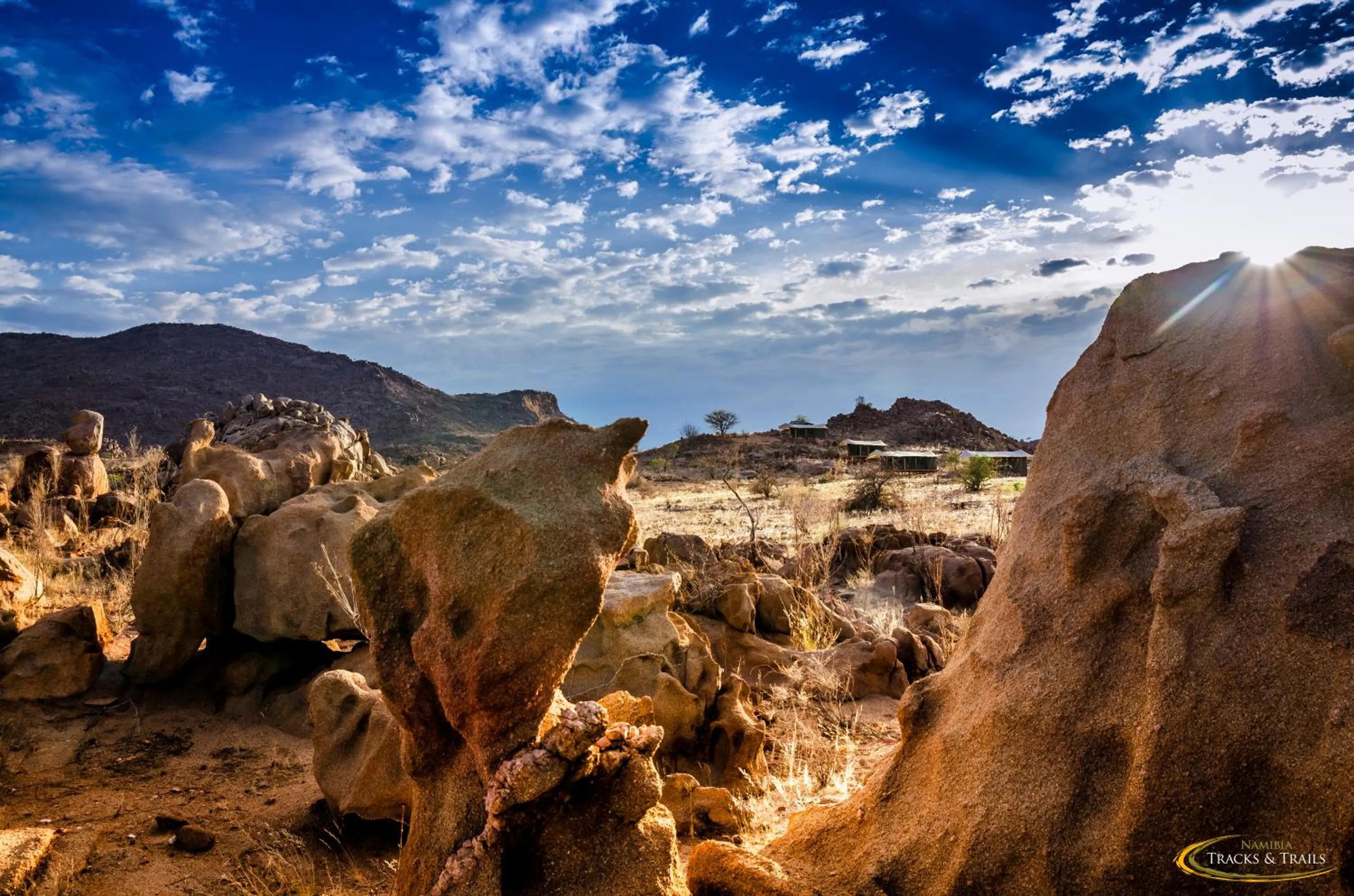 Natural landscape in Ozondjou Trails