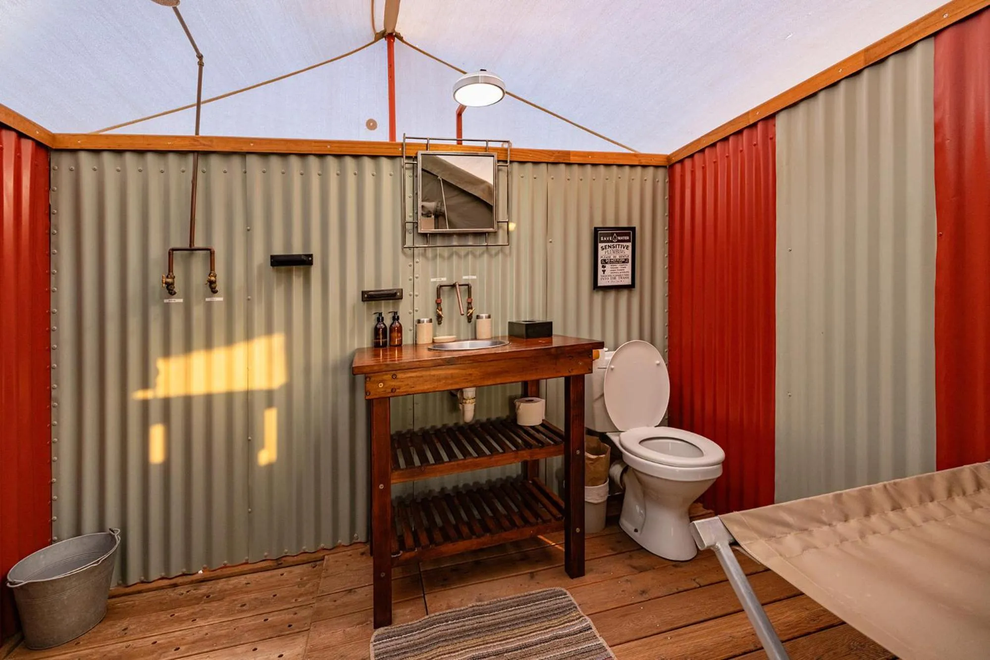 Bathroom in Ozondjou Trails