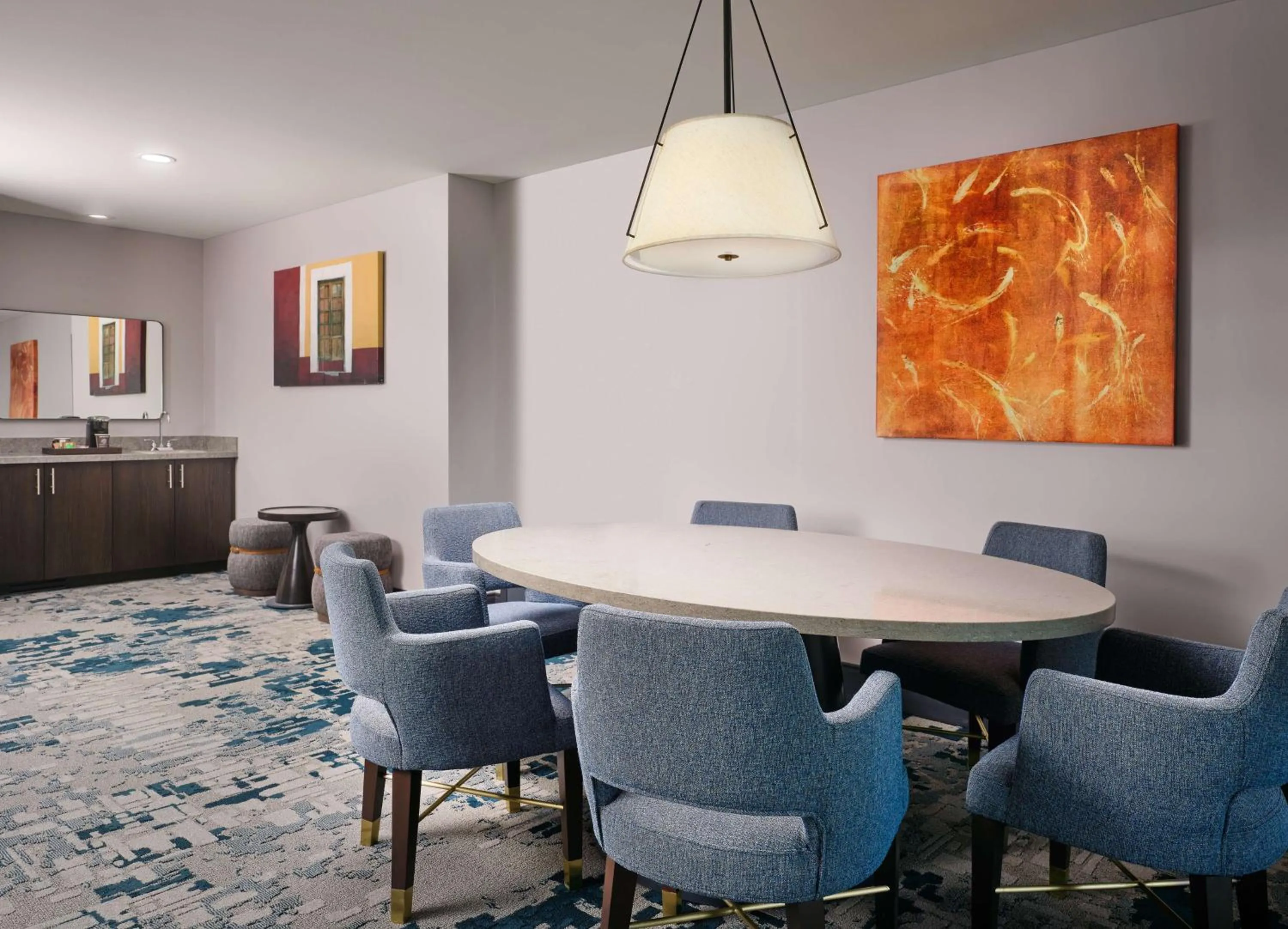 Living room in Hilton San Jose