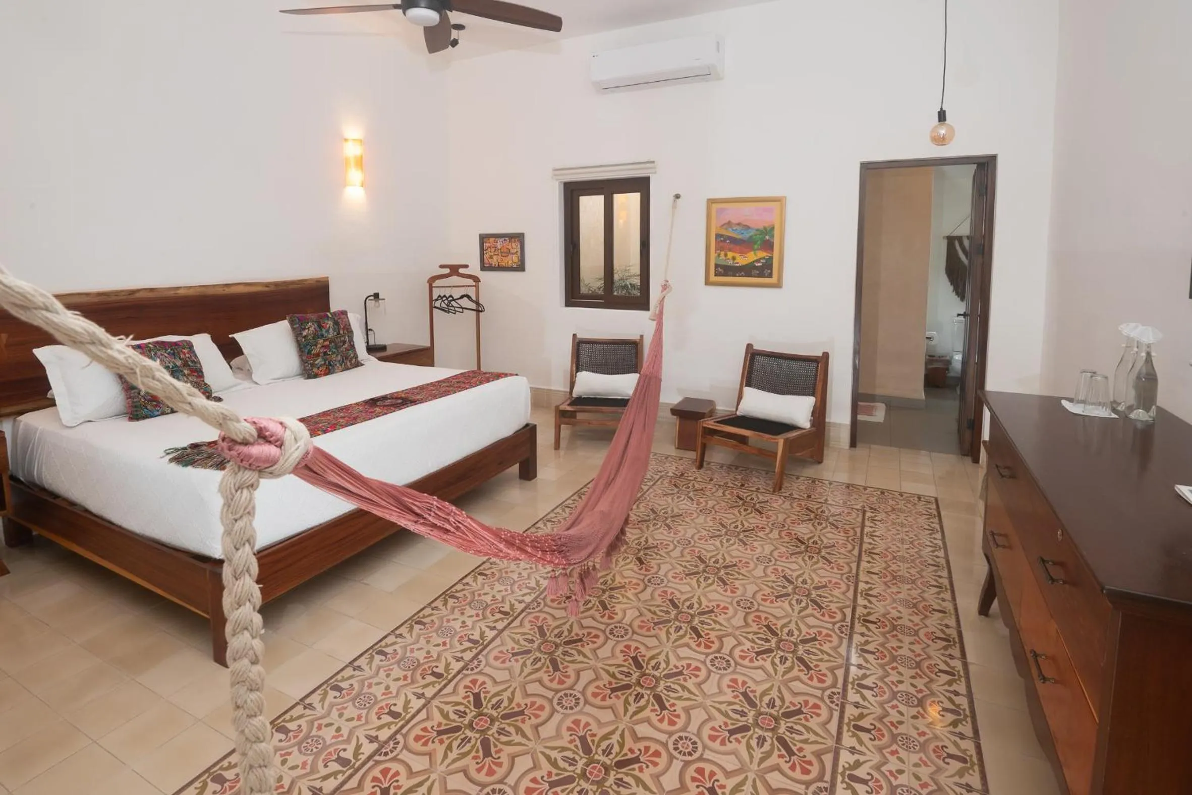 Bed in Hotel Posada San Juan