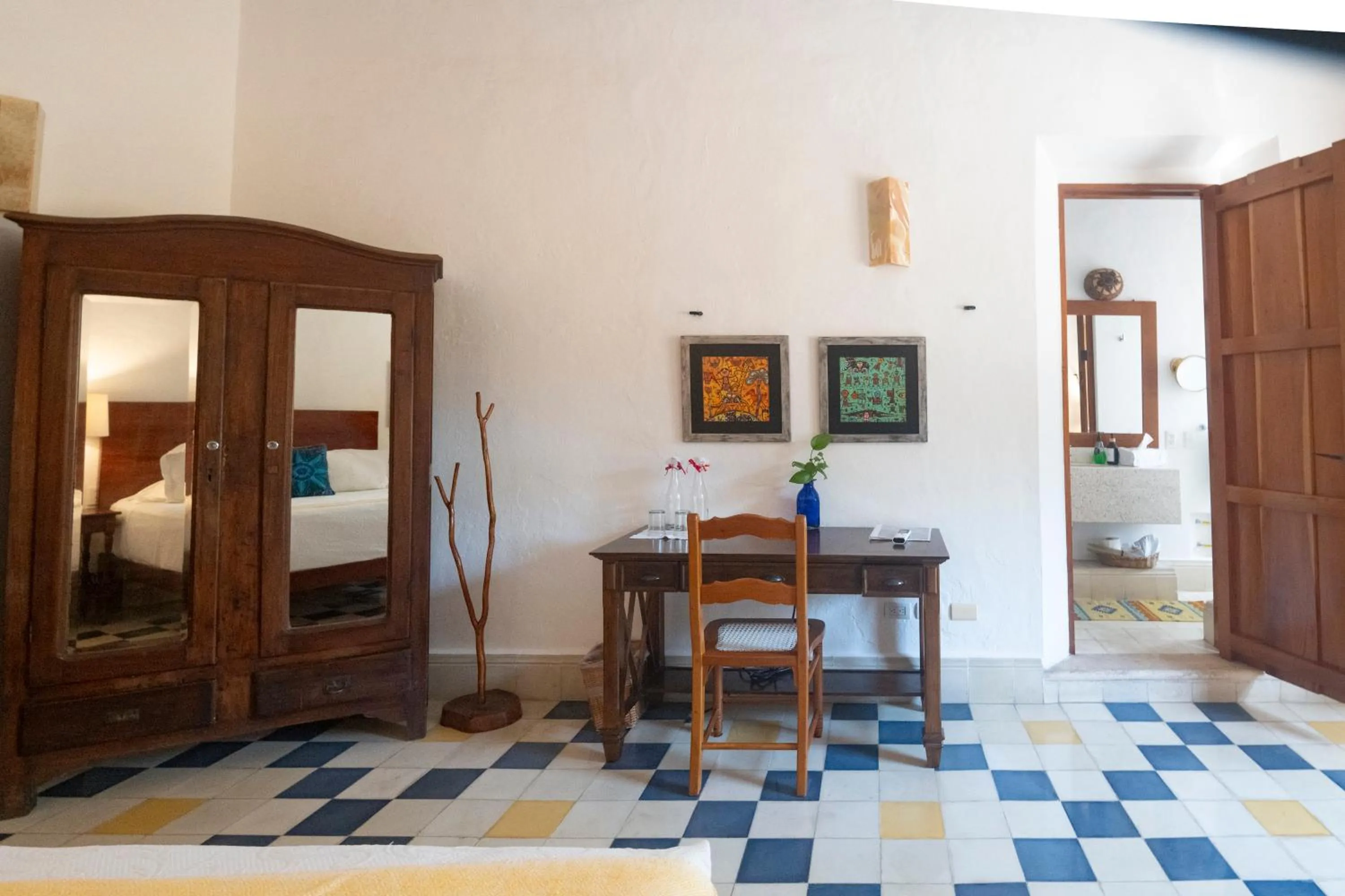 Bedroom, Bed in Hotel Posada San Juan