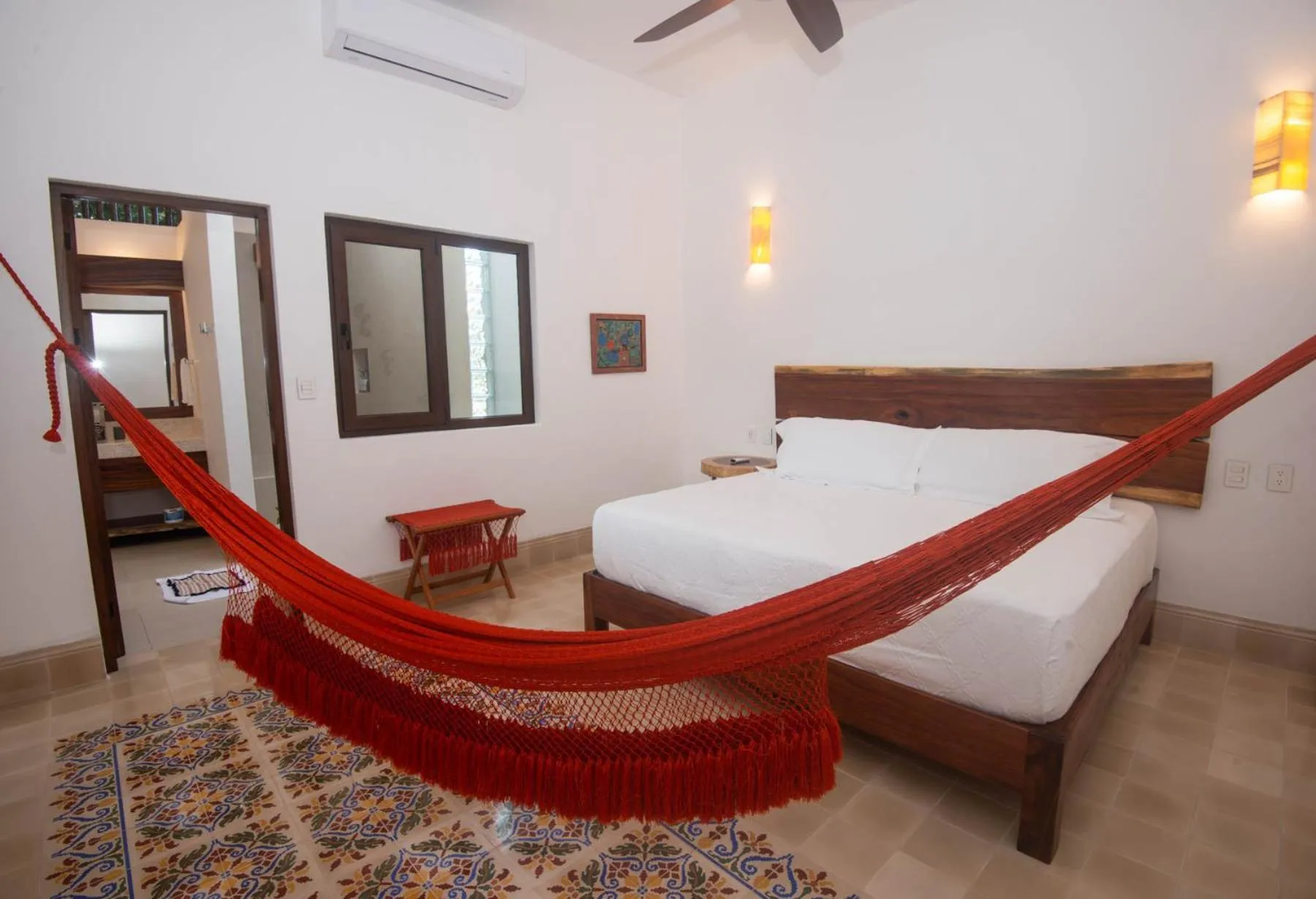 Bed in Hotel Posada San Juan