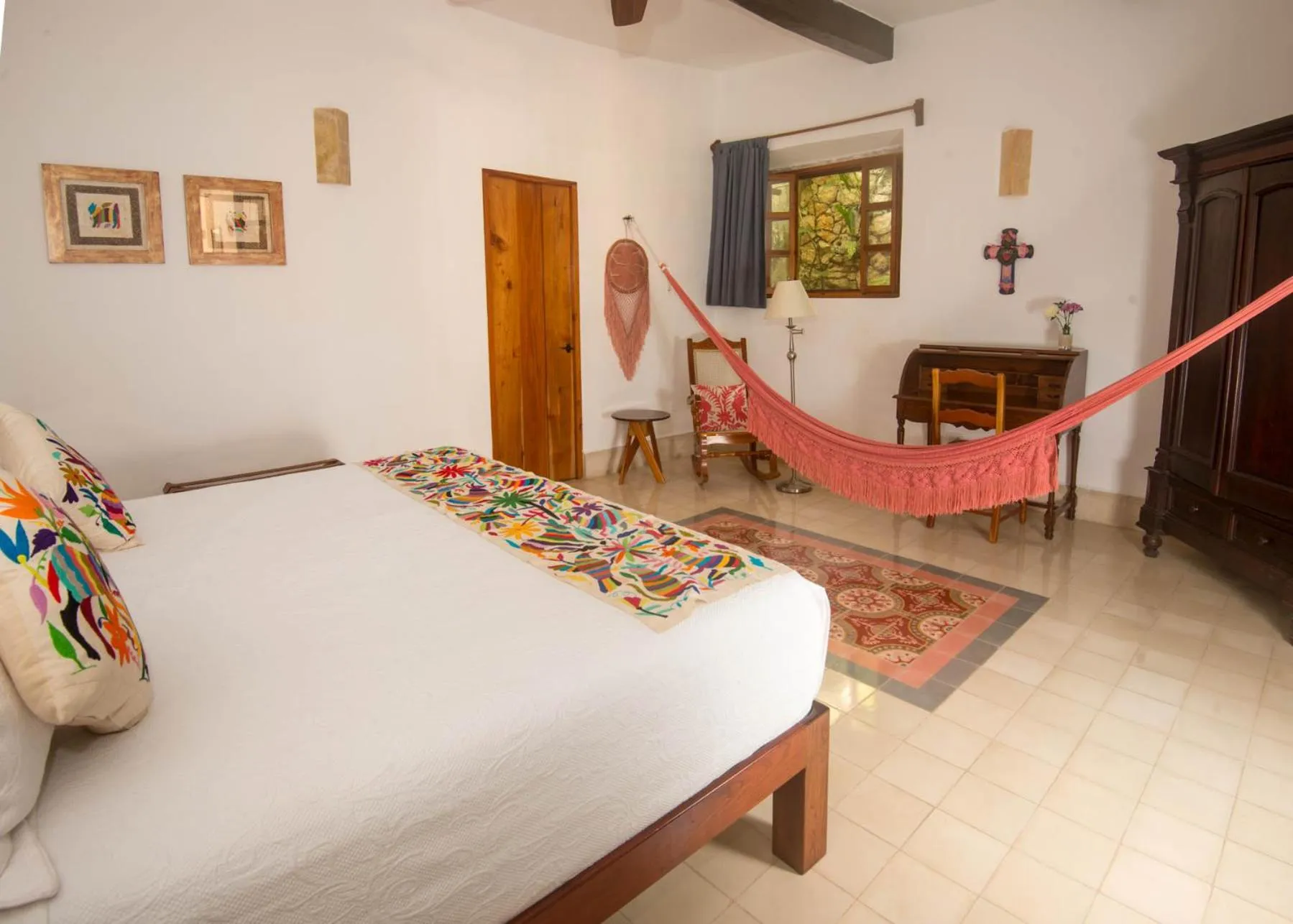 Bed in Hotel Posada San Juan