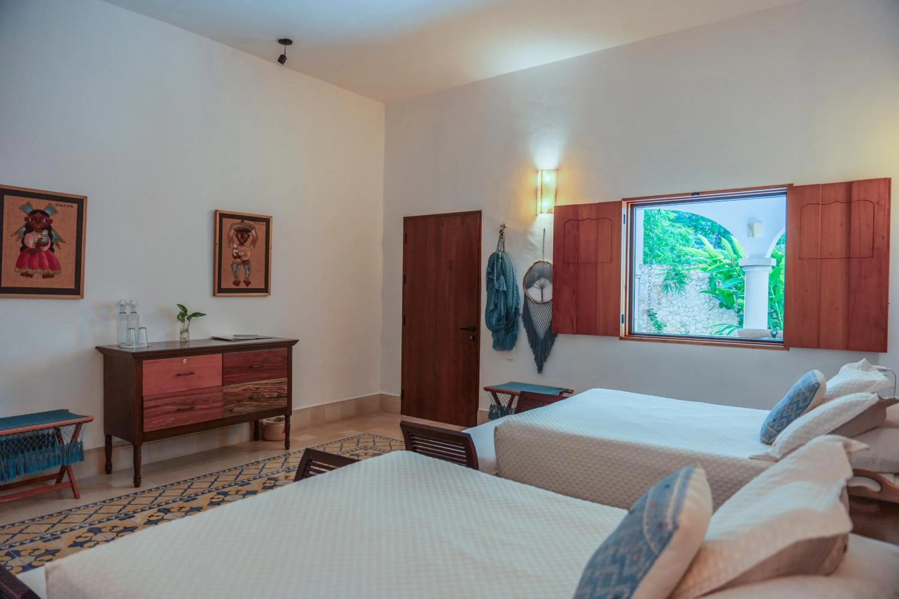 Bed in Hotel Posada San Juan