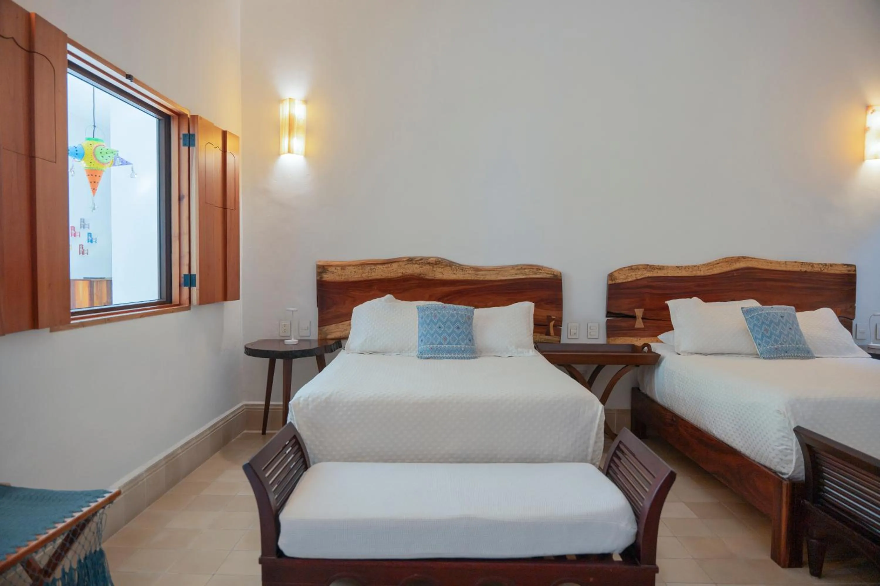 Bed in Hotel Posada San Juan