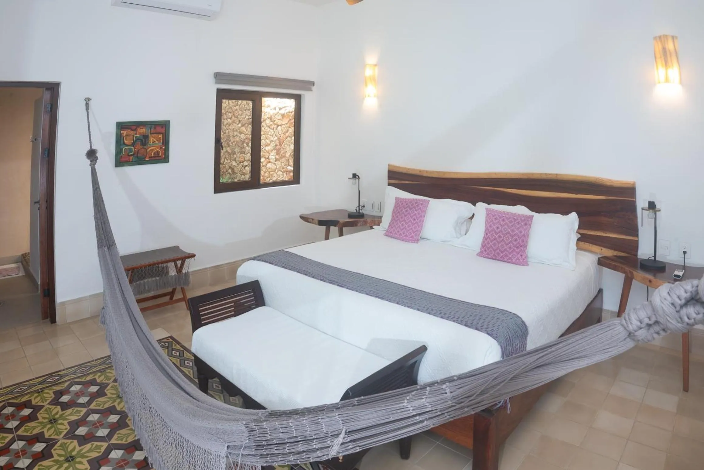 Bed in Hotel Posada San Juan