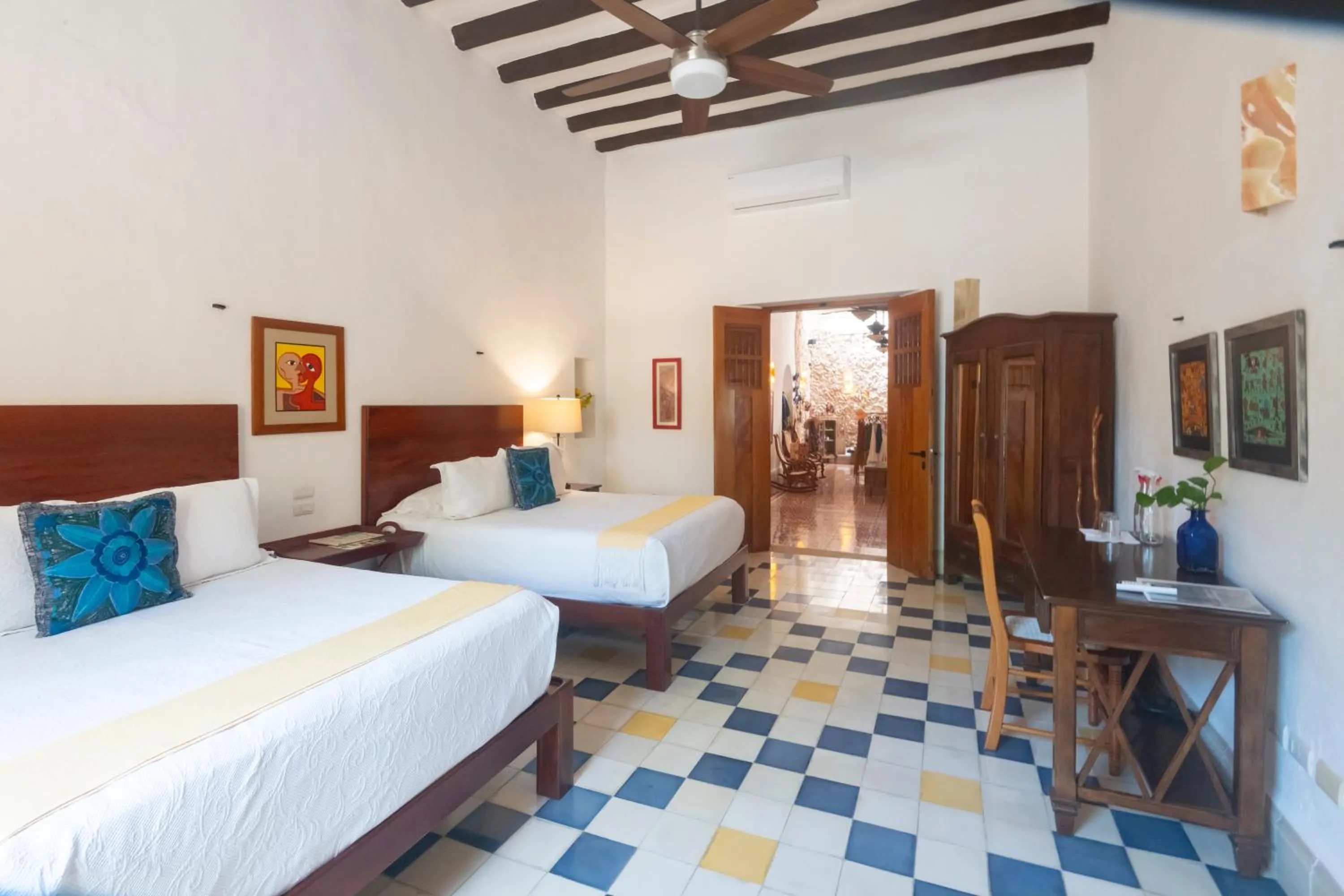 Bedroom, Bed in Hotel Posada San Juan