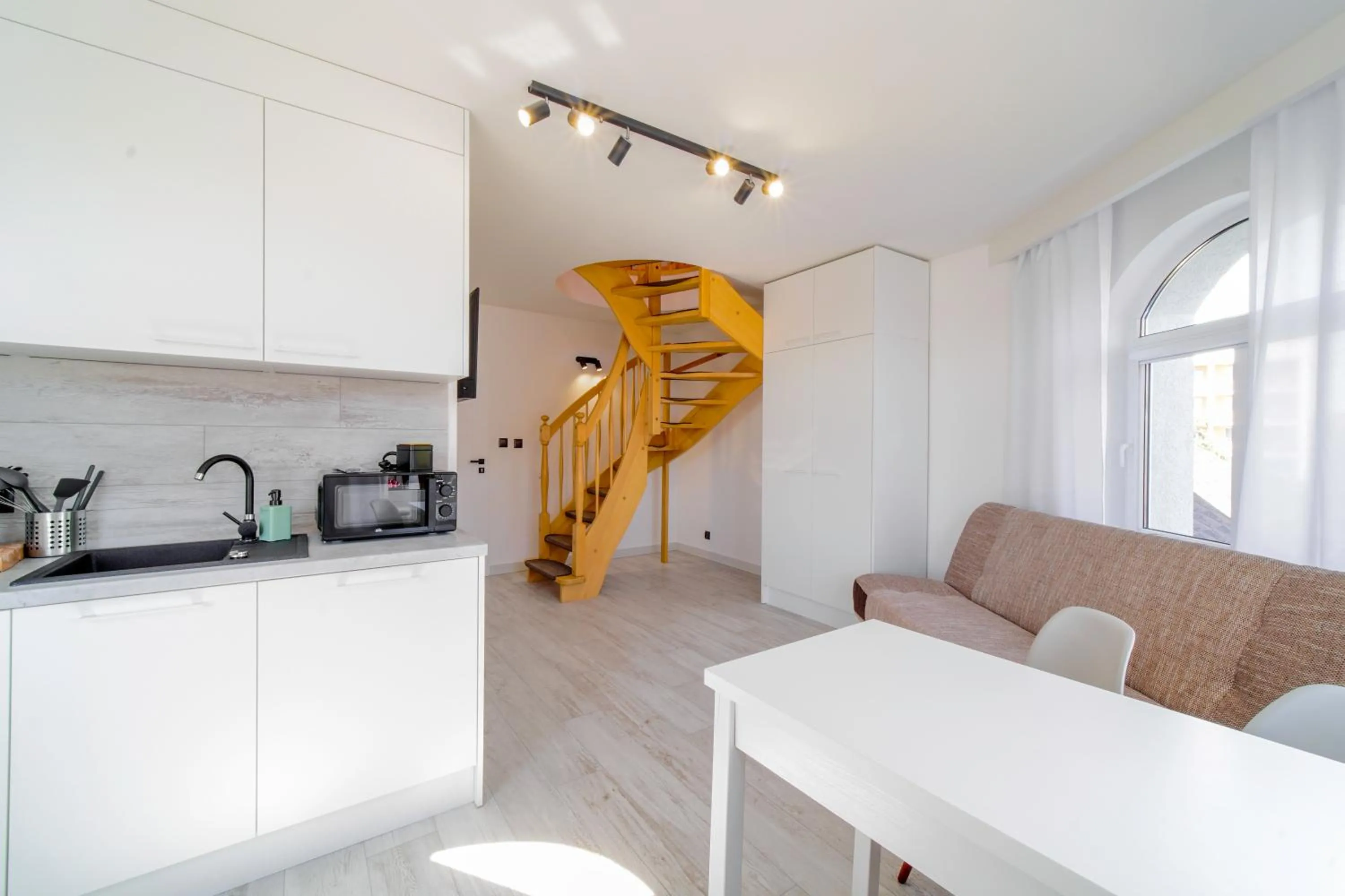 Kitchen or kitchenette in Wczasowa 8 Apartments