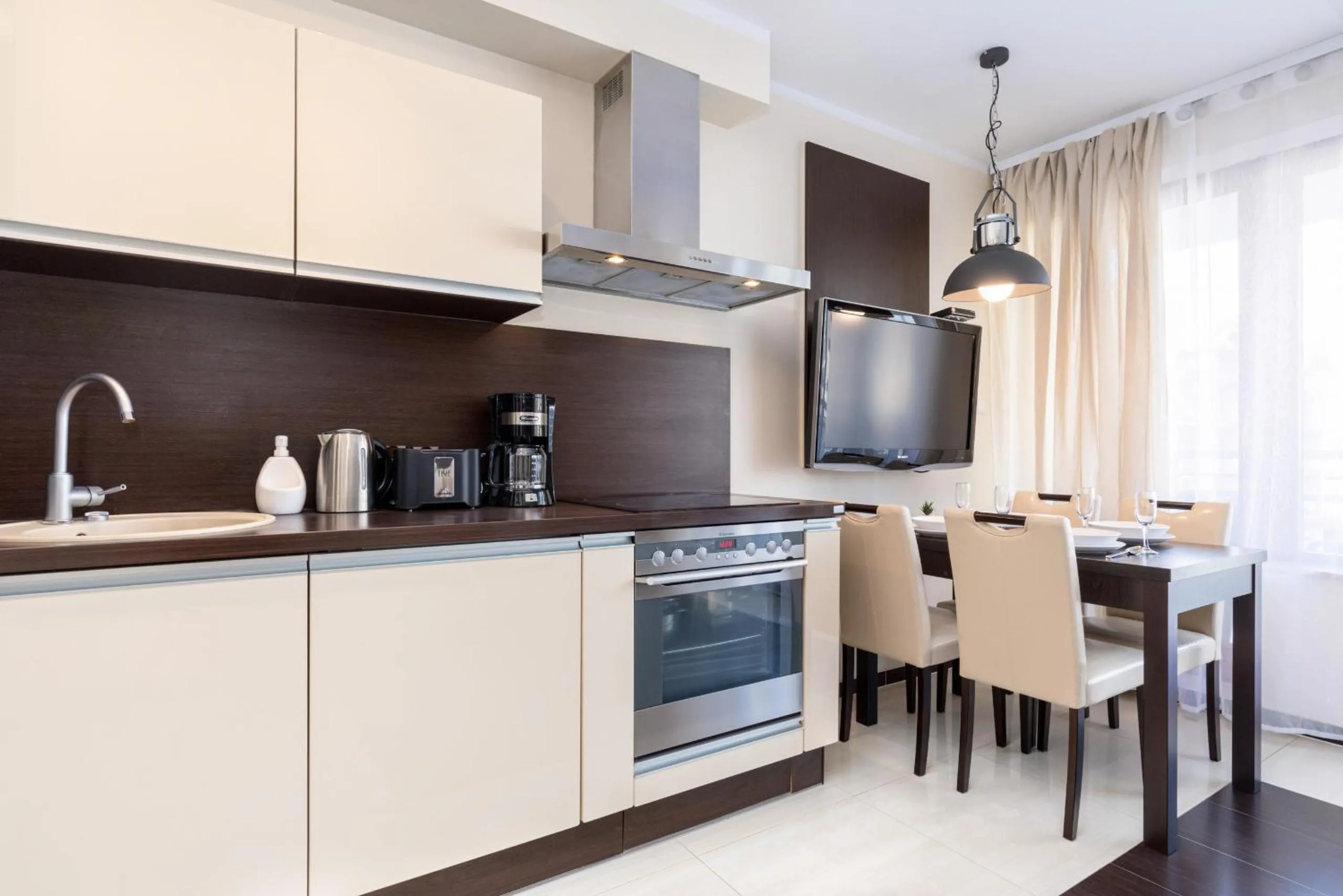 Kitchen or kitchenette in Apartament Villa Marea Misdroy by Noclegi Renters