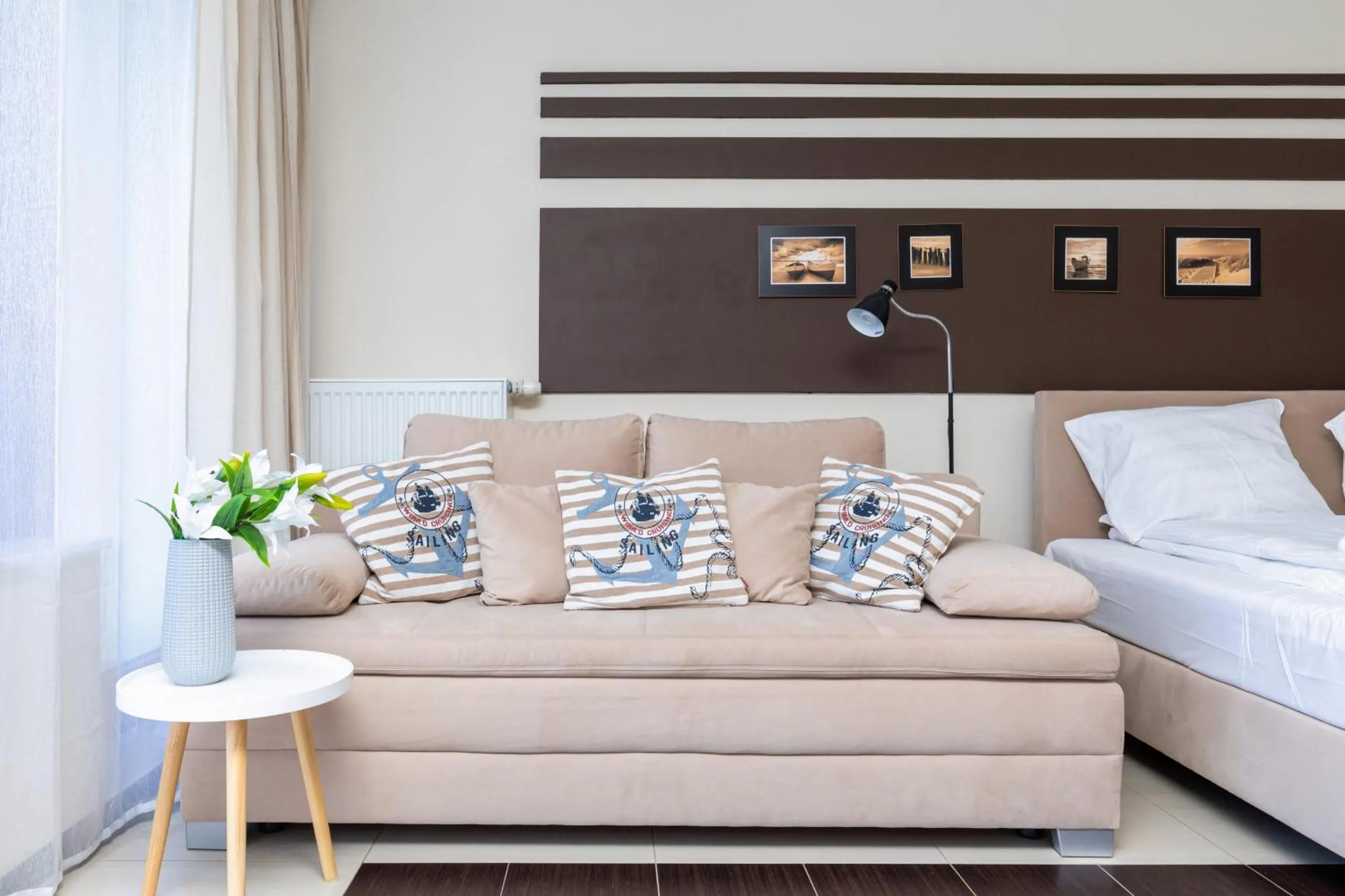 Living room, Bed in Apartament Villa Marea Misdroy by Noclegi Renters
