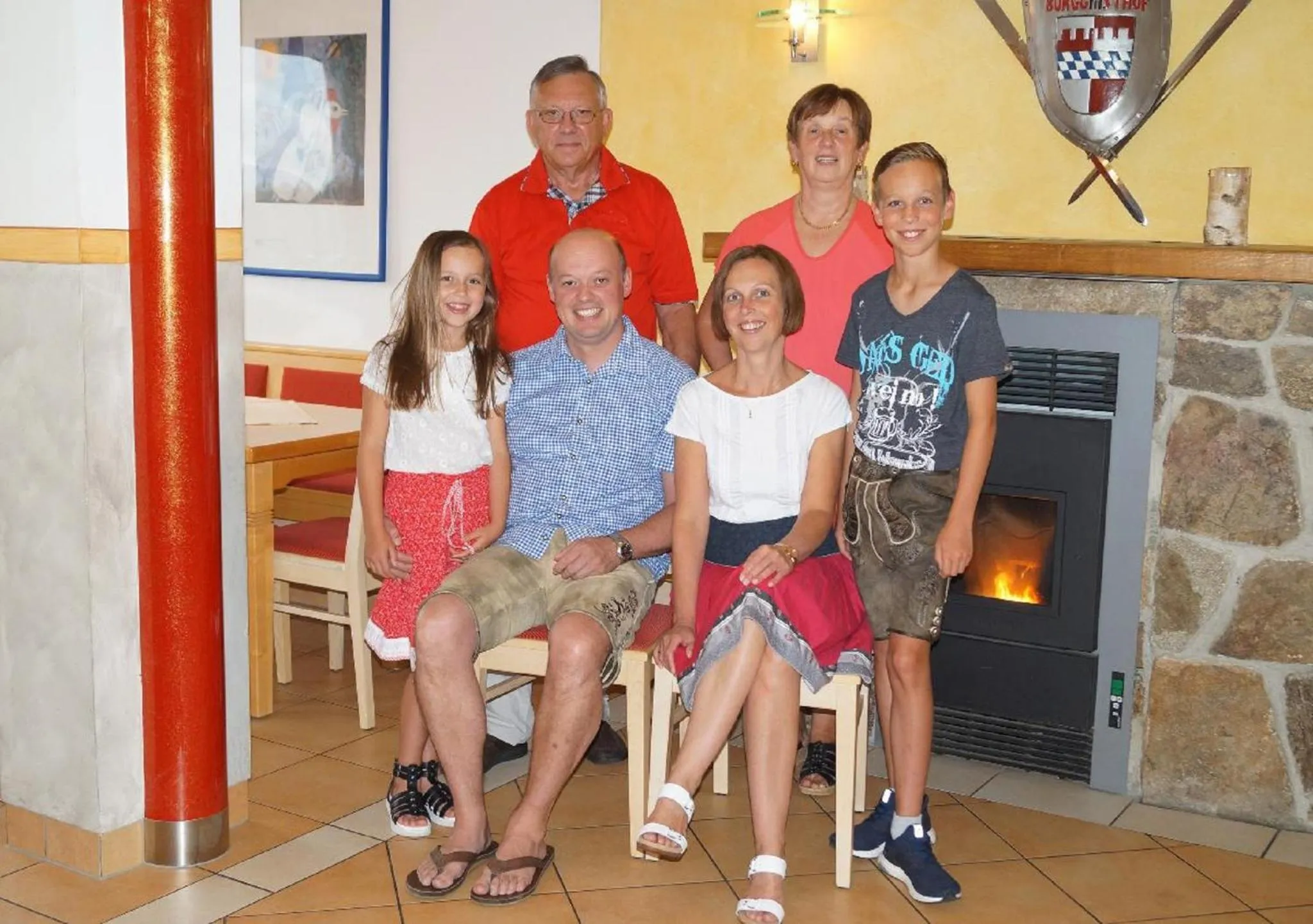 Family in Burggasthof Hauptmann