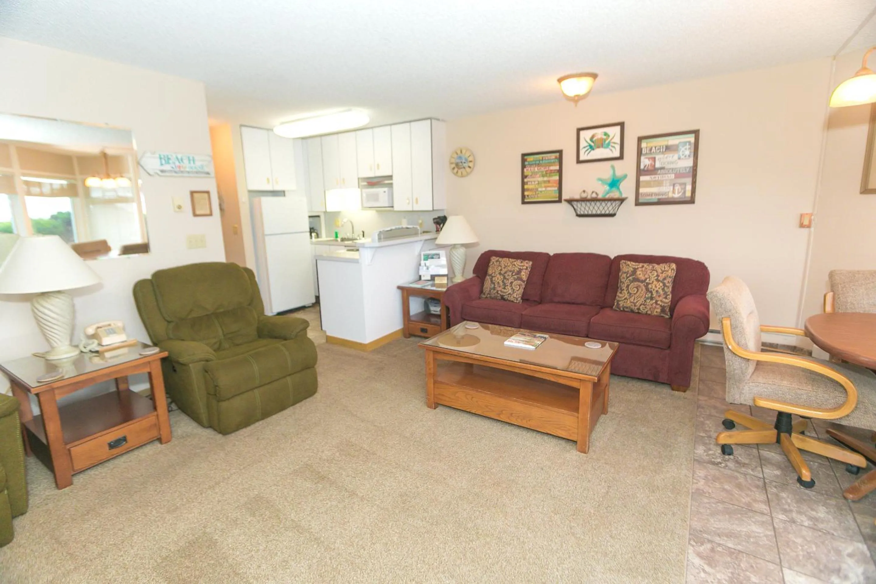 Living room in Grey Gull