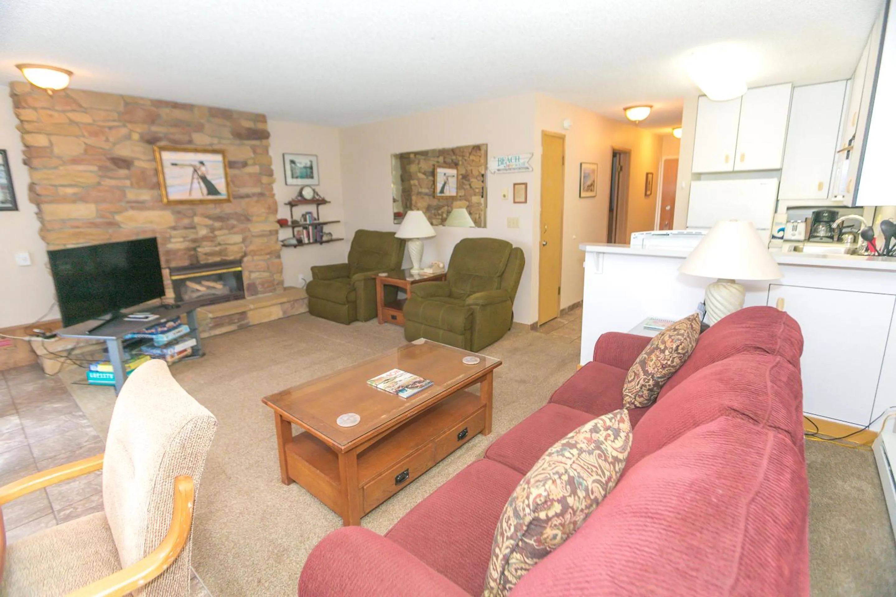 Living room in Grey Gull