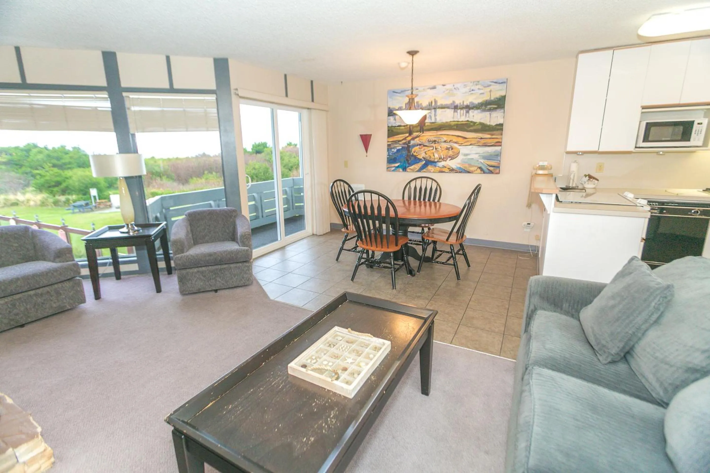 Living room in Grey Gull