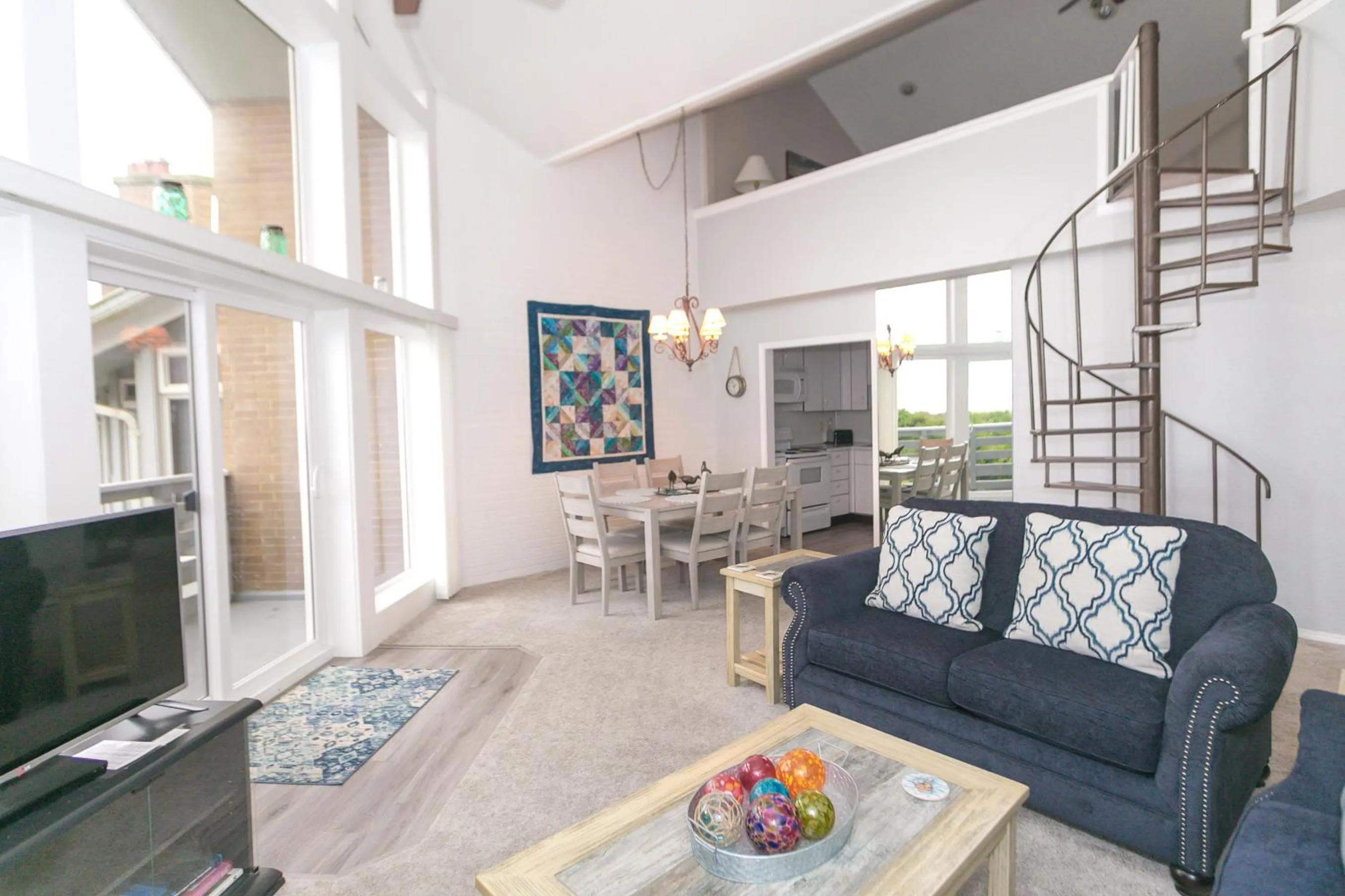 Living room in Grey Gull