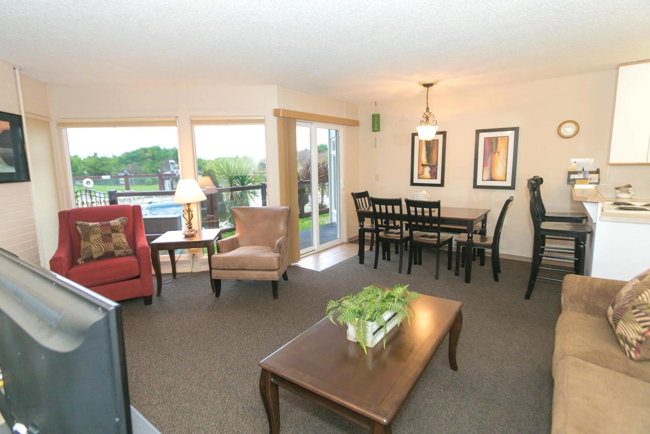 Living room in Grey Gull