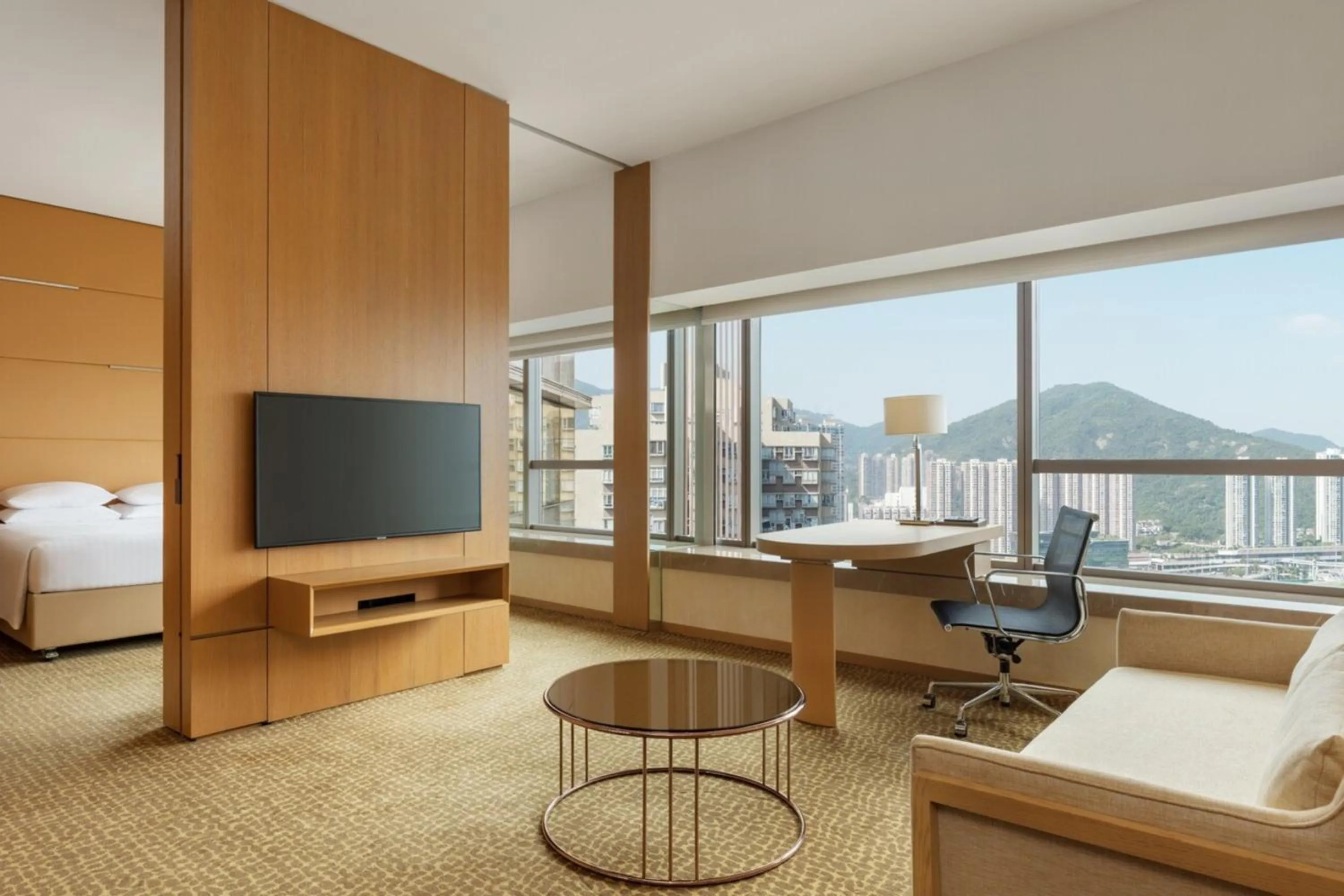 Bedroom, Bed in Courtyard by Marriott Hong Kong Sha Tin