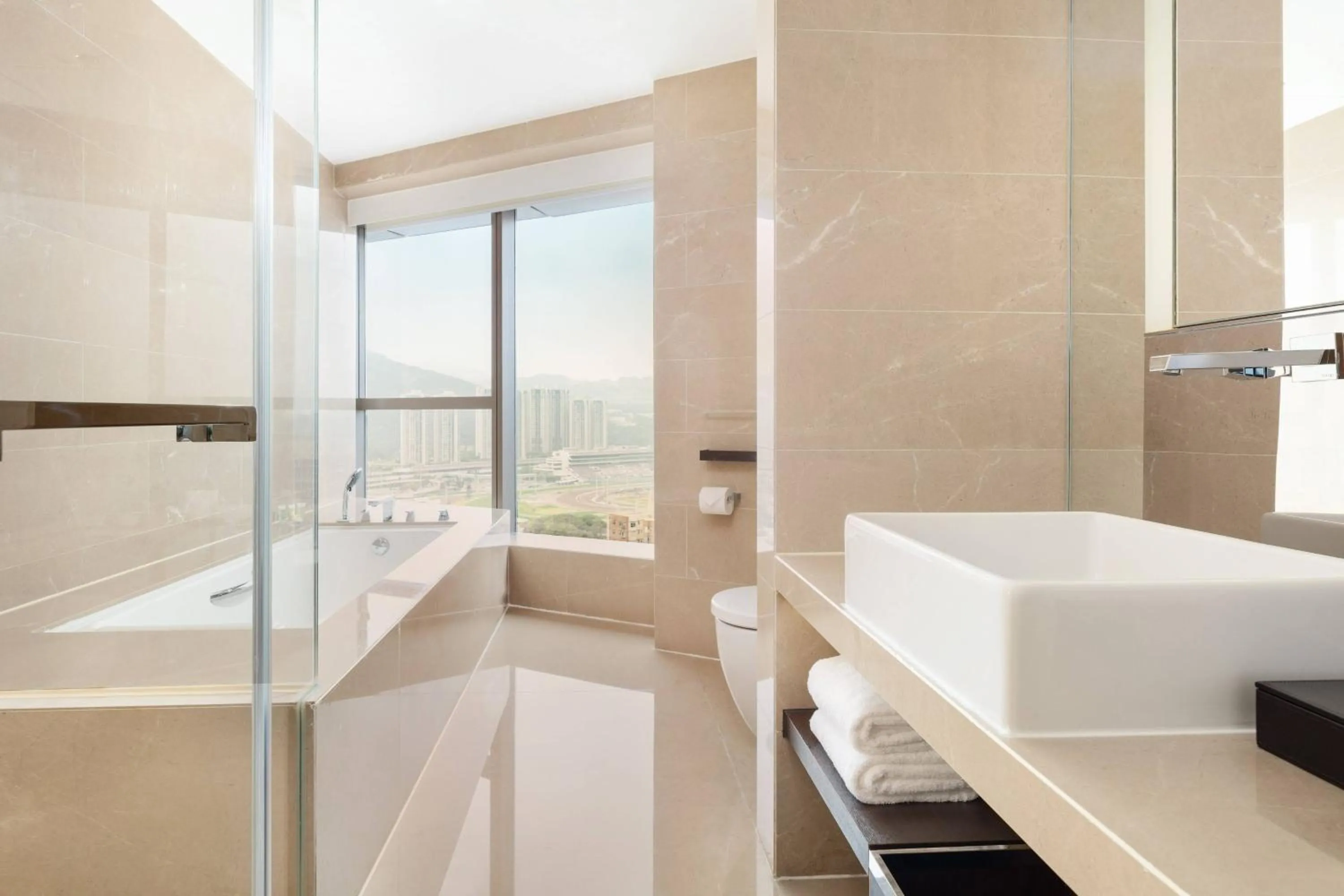 Bathroom in Courtyard by Marriott Hong Kong Sha Tin