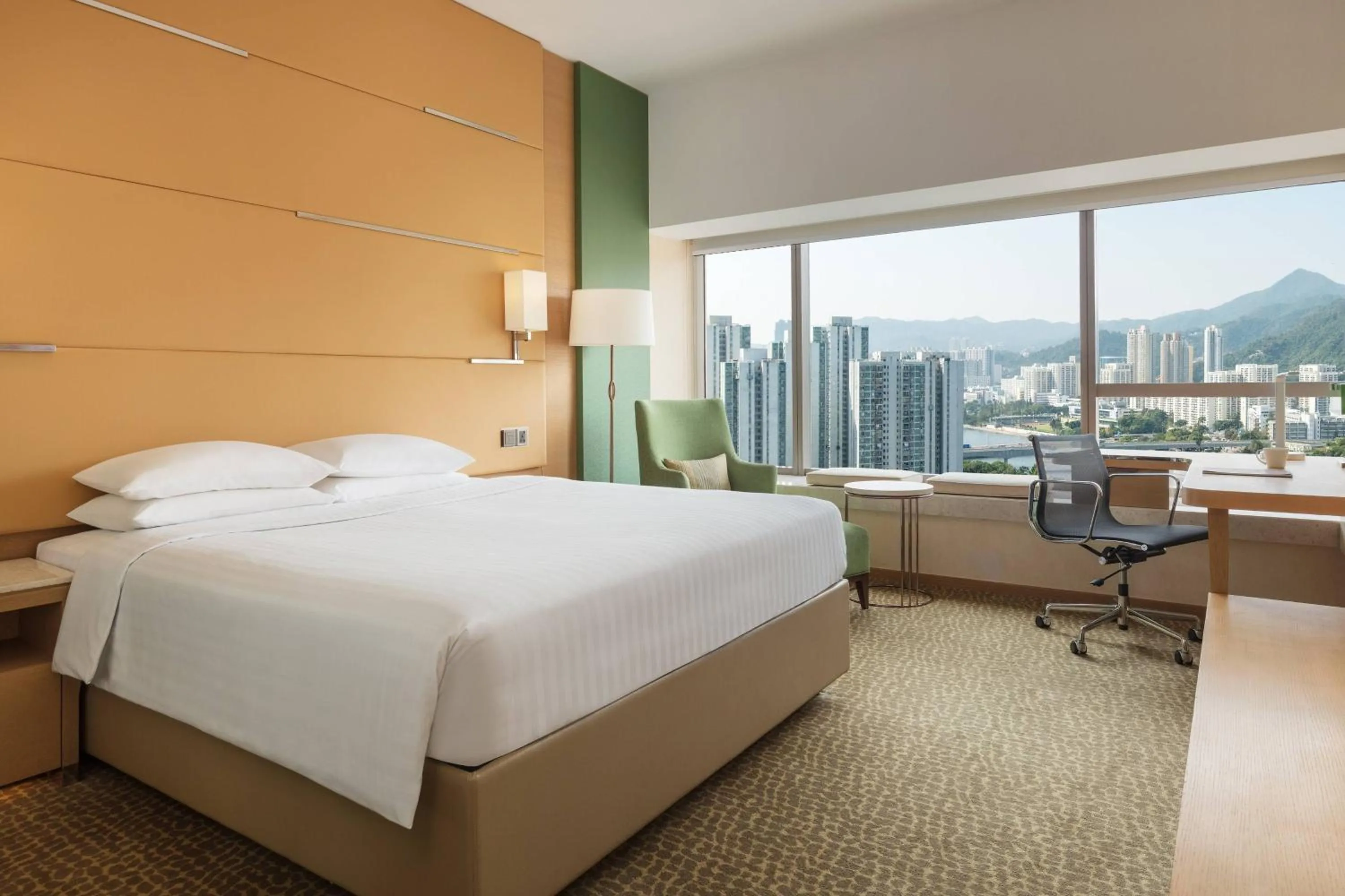 Photo of the whole room, Bed in Courtyard by Marriott Hong Kong Sha Tin