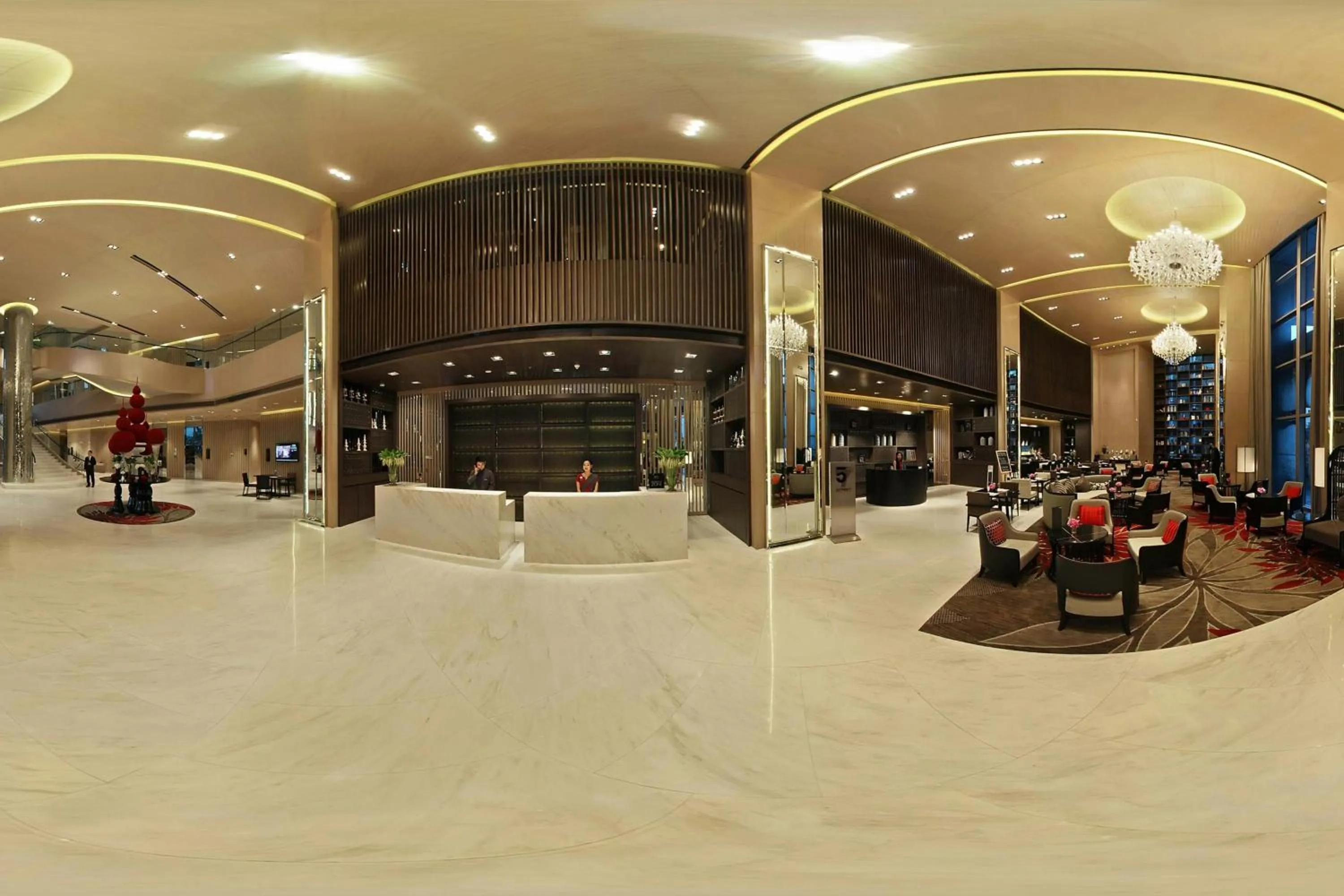 Lobby or reception in Marriott Executive Apartments Bangkok, Sukhumvit Thonglor