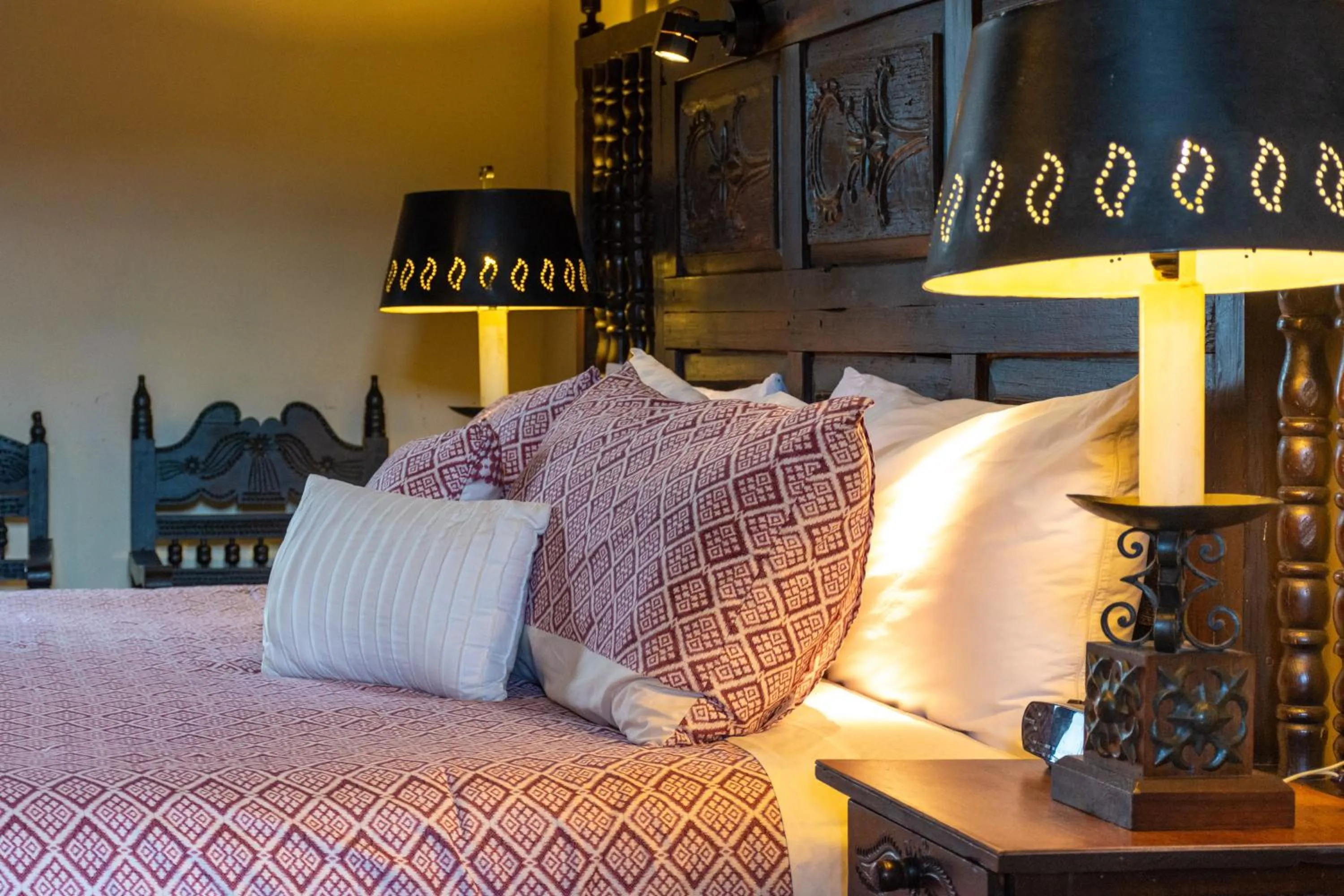 Bed in Hotel Mansion Iturbe