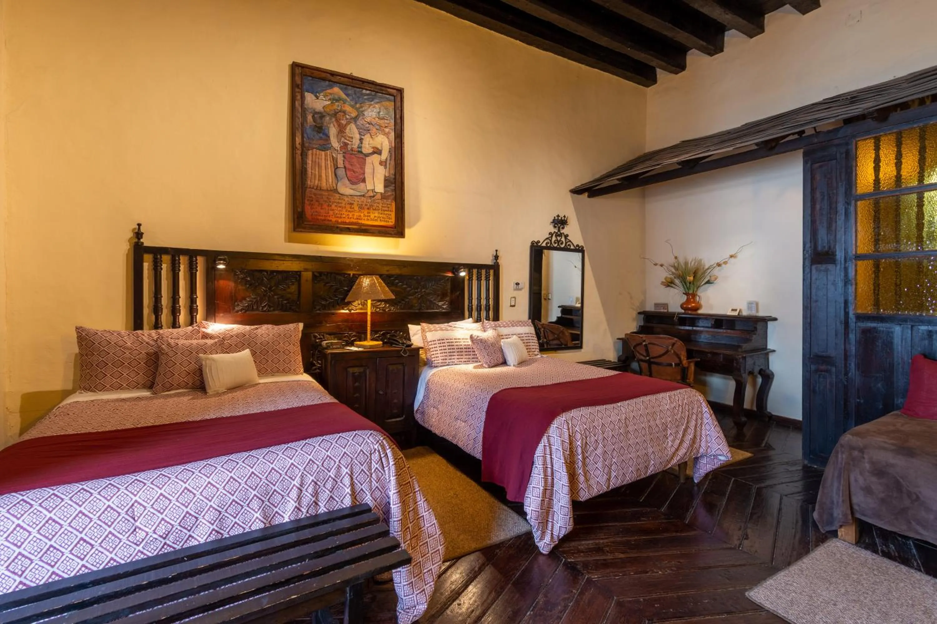 Bedroom, Bed in Hotel Mansion Iturbe