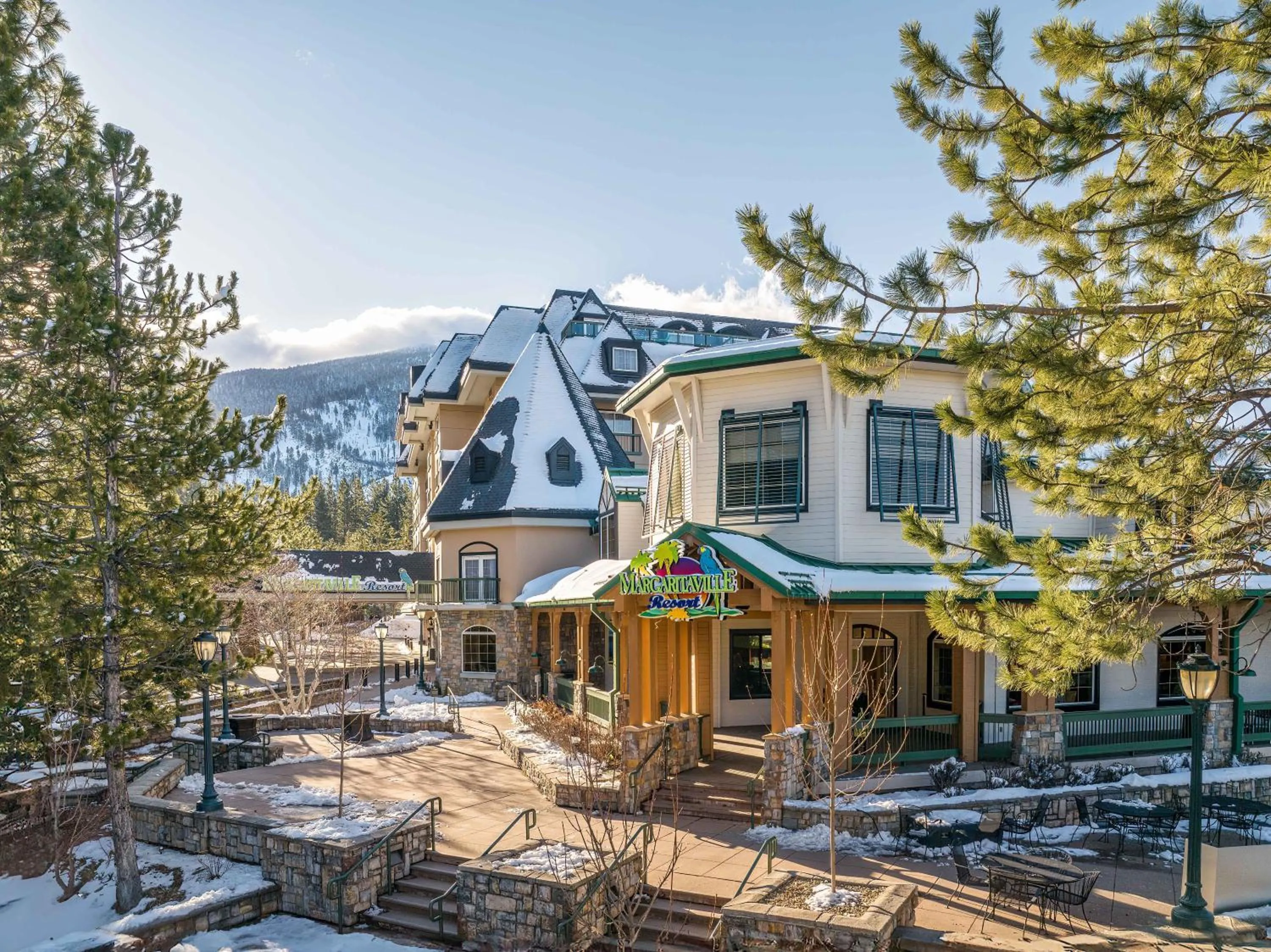 Property building in Margaritaville Resort Lake Tahoe