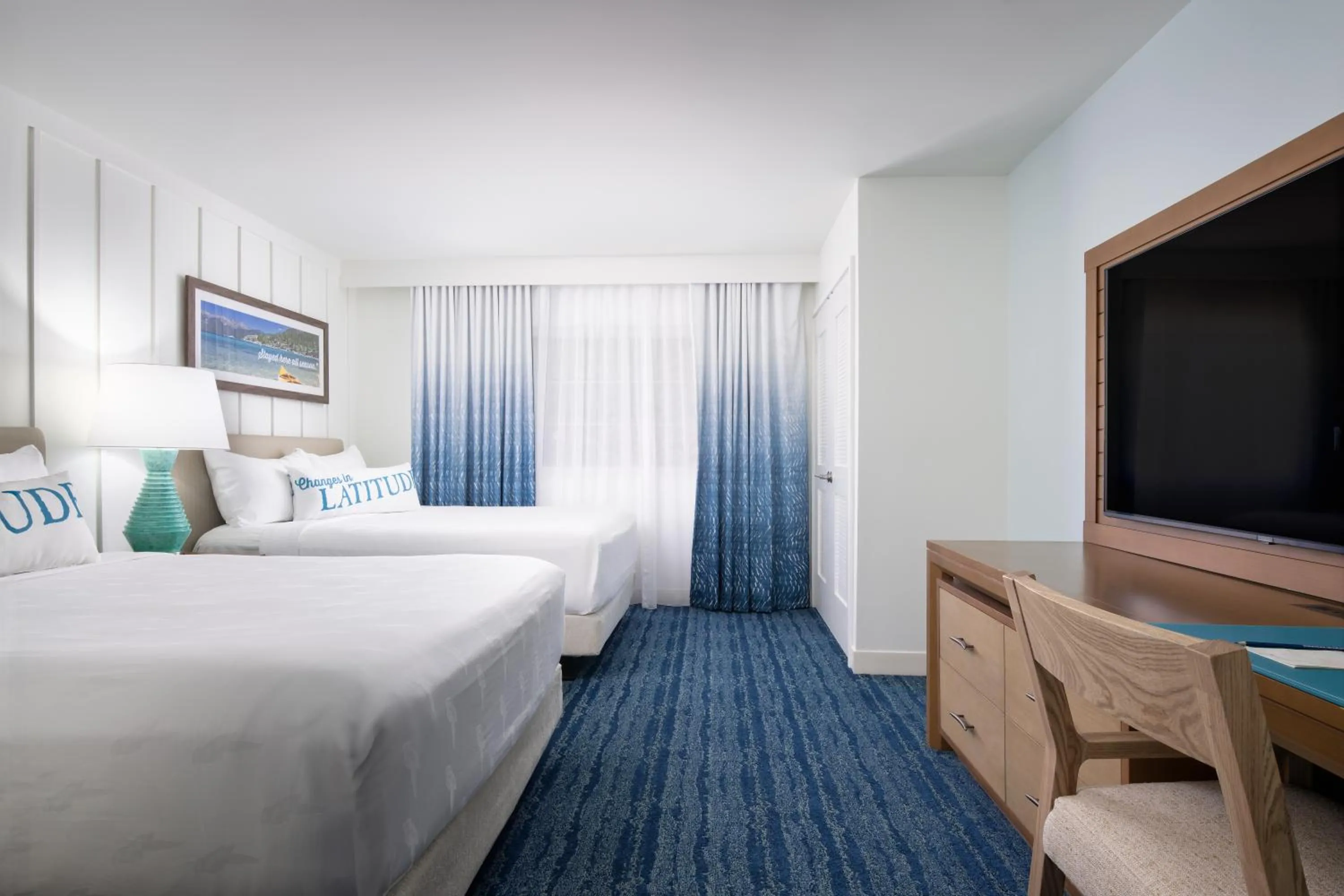 Bed in Margaritaville Resort Lake Tahoe