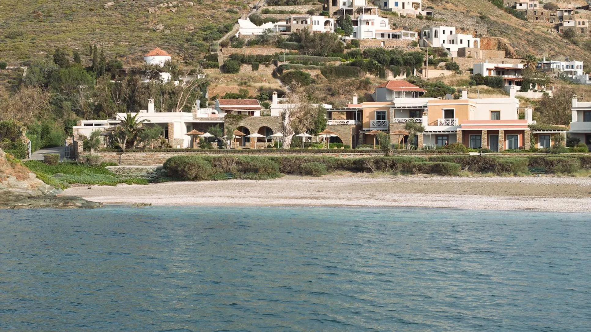 Property building in Porto Kea Suites by Sandglass