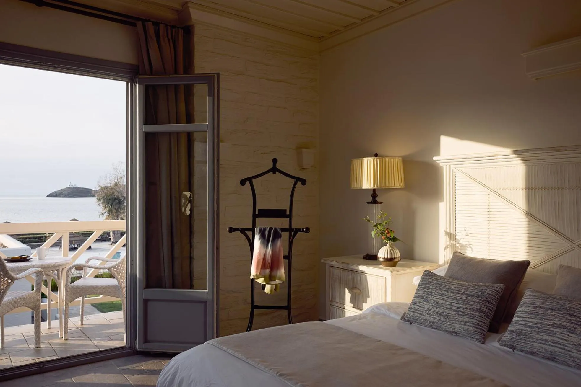 View (from property/room), Bed in Porto Kea Suites by Sandglass