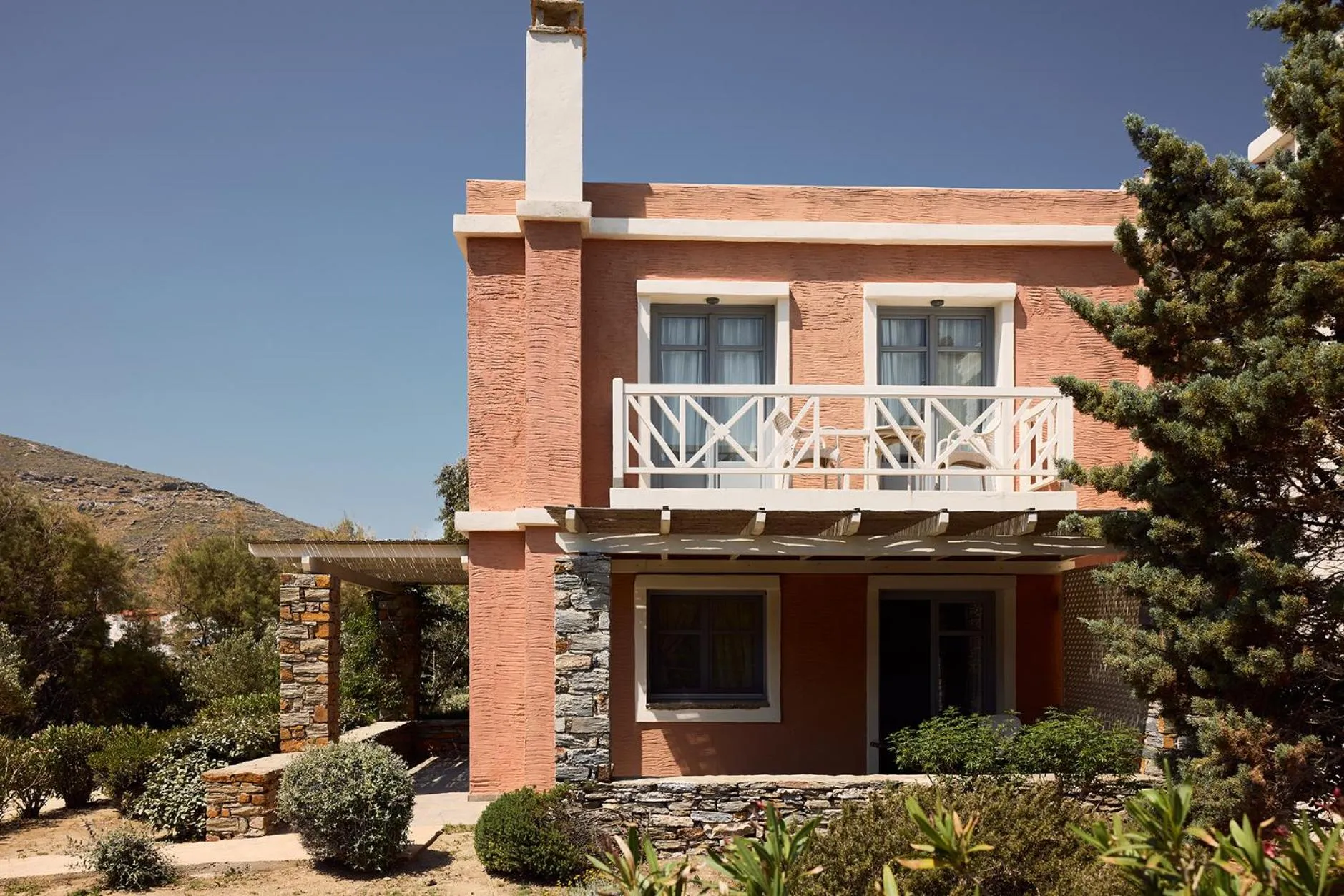 Property building in Porto Kea Suites by Sandglass