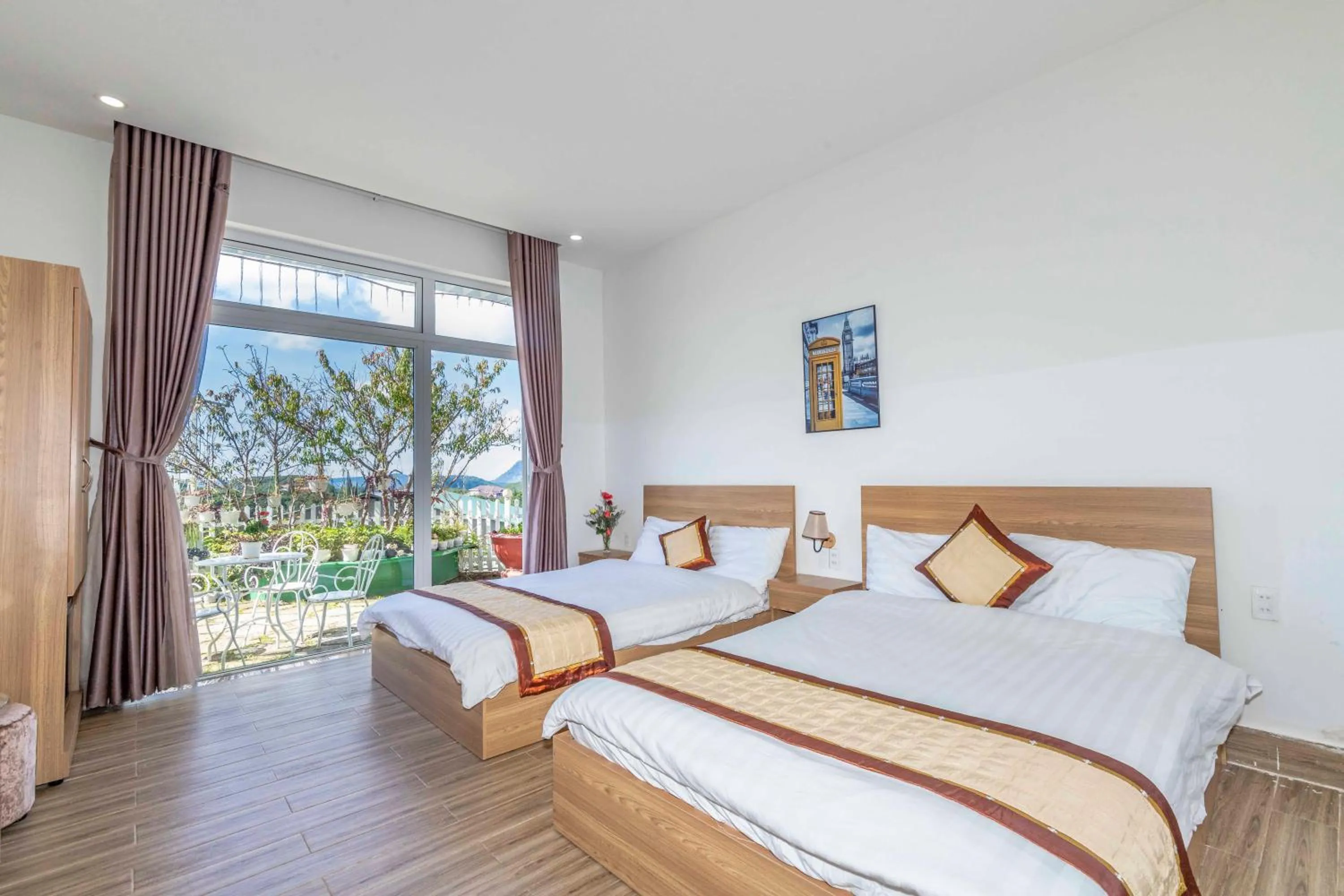 Photo of the whole room, Bed in Lacami Dalat Hotel