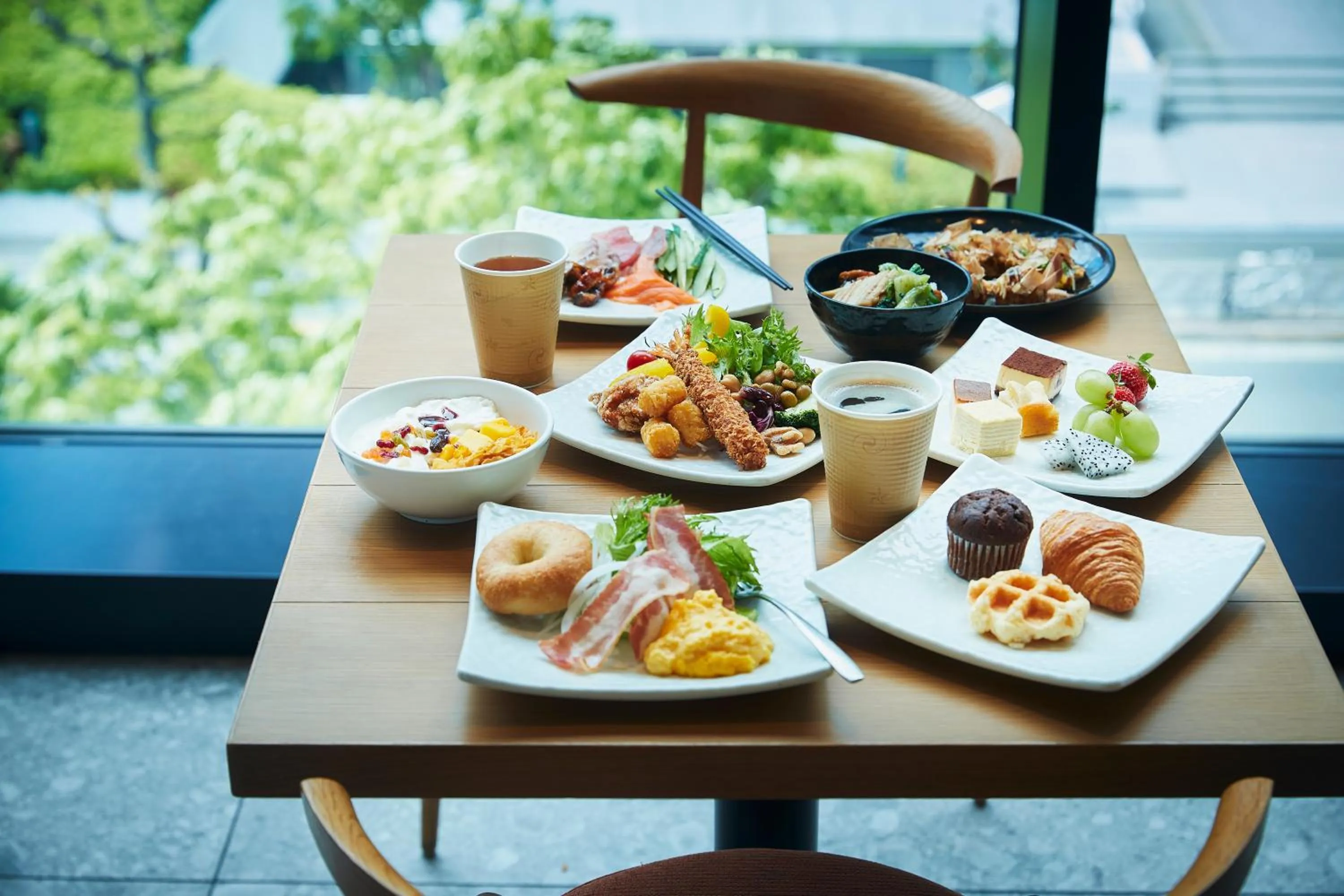 Breakfast in karaksa hotel grande Shin-Osaka Tower