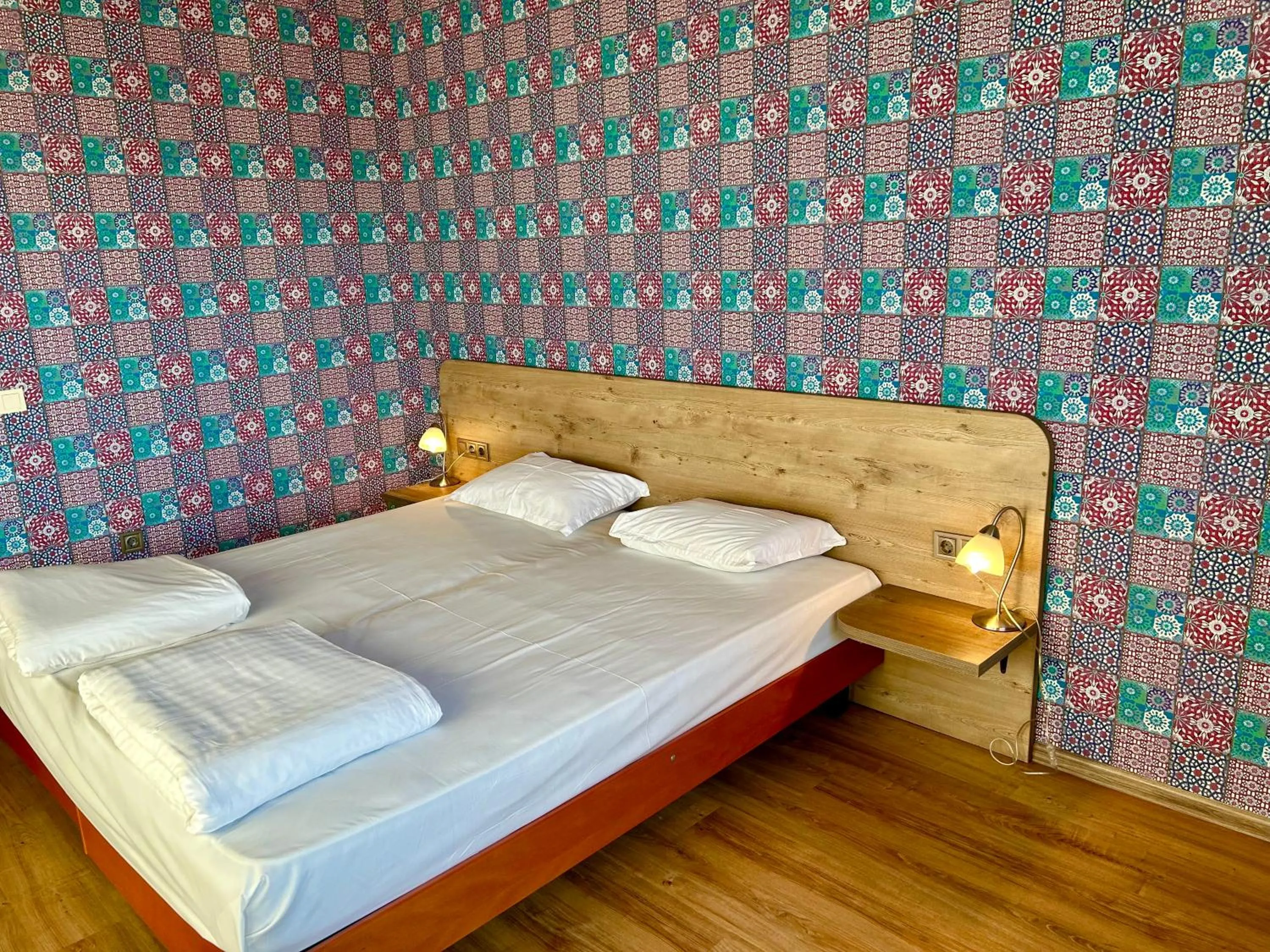 Bed in Dragoman Hotel