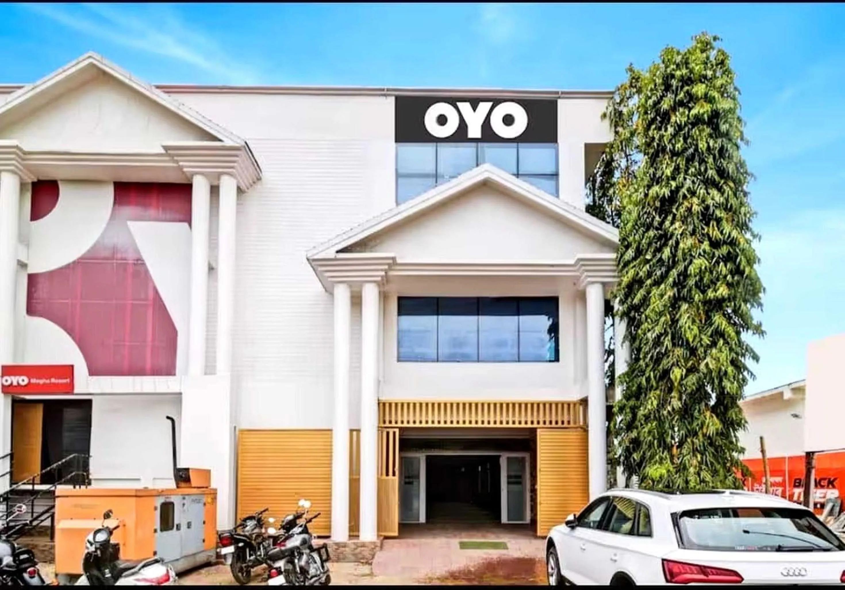 Facade/entrance in Collection O Megha Resort